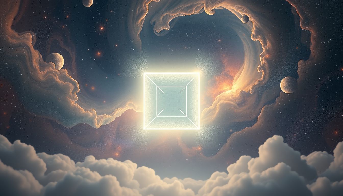 Ein perfektes Quadrat symbolisiert Harmonie, Stabilität und Vollkommenheit im Traum.