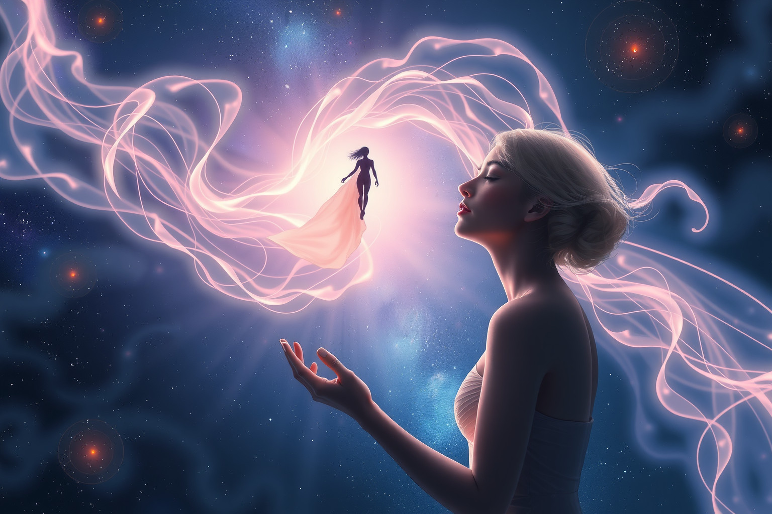 Von einem Mesmeriseur hypnotisiert werden symbolisiert Kontrollverlust im Traum.
