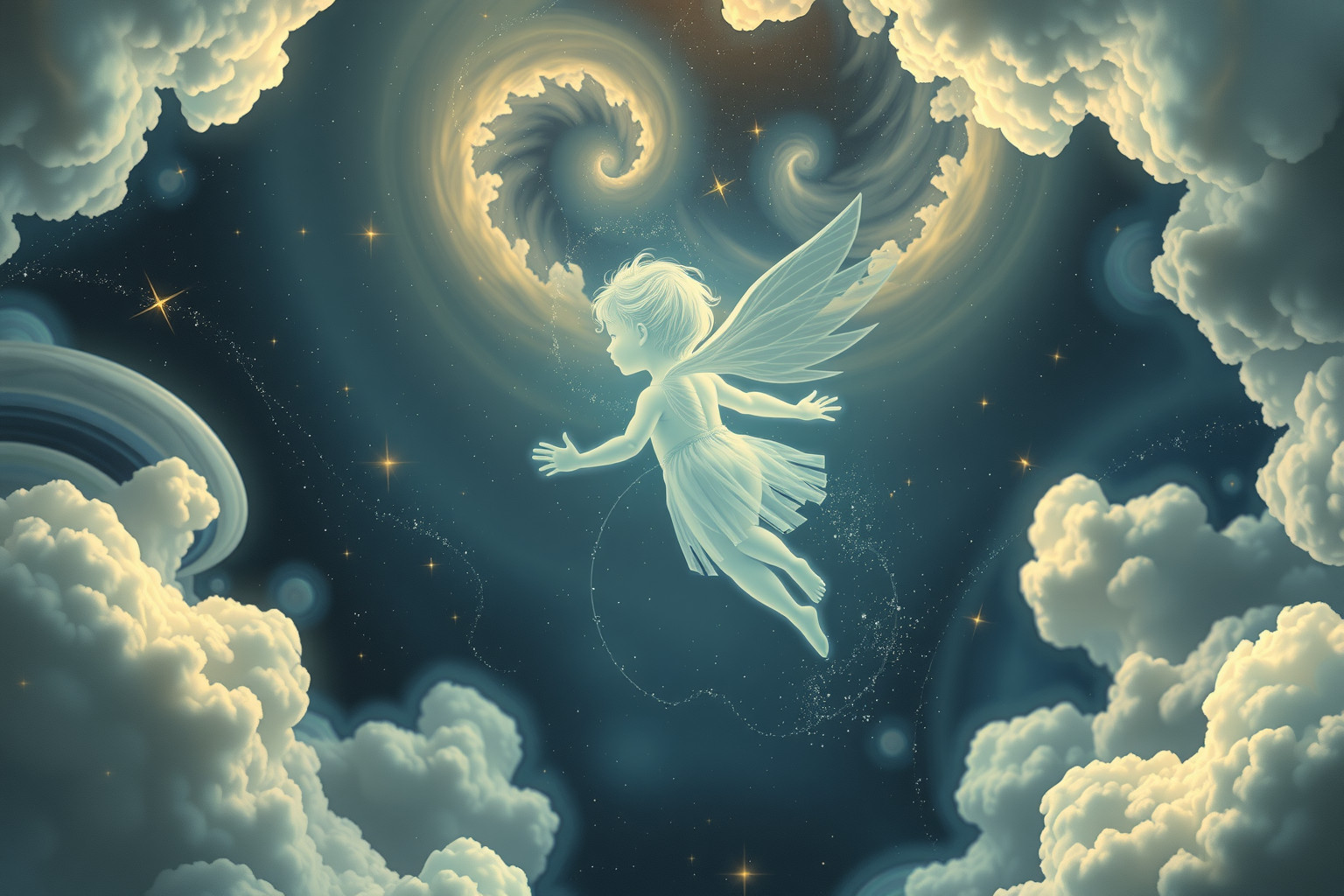 Ein androgynes Kind im Traum symbolisiert neue Harmonie und Einheit.