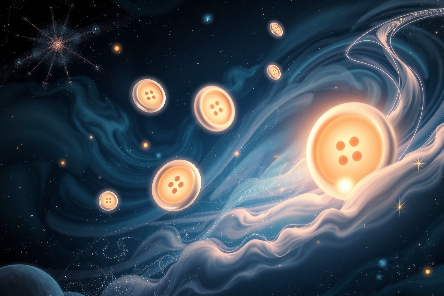 Traum 12 symbolisiert Befreiung durch das Aufknöpfen von Zwängen.