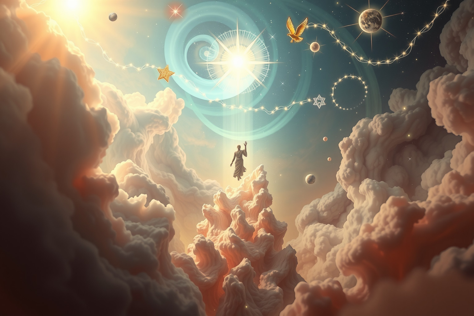 Traum 12 symbolisiert oft inneren Frieden und spirituelles Erwachen.
