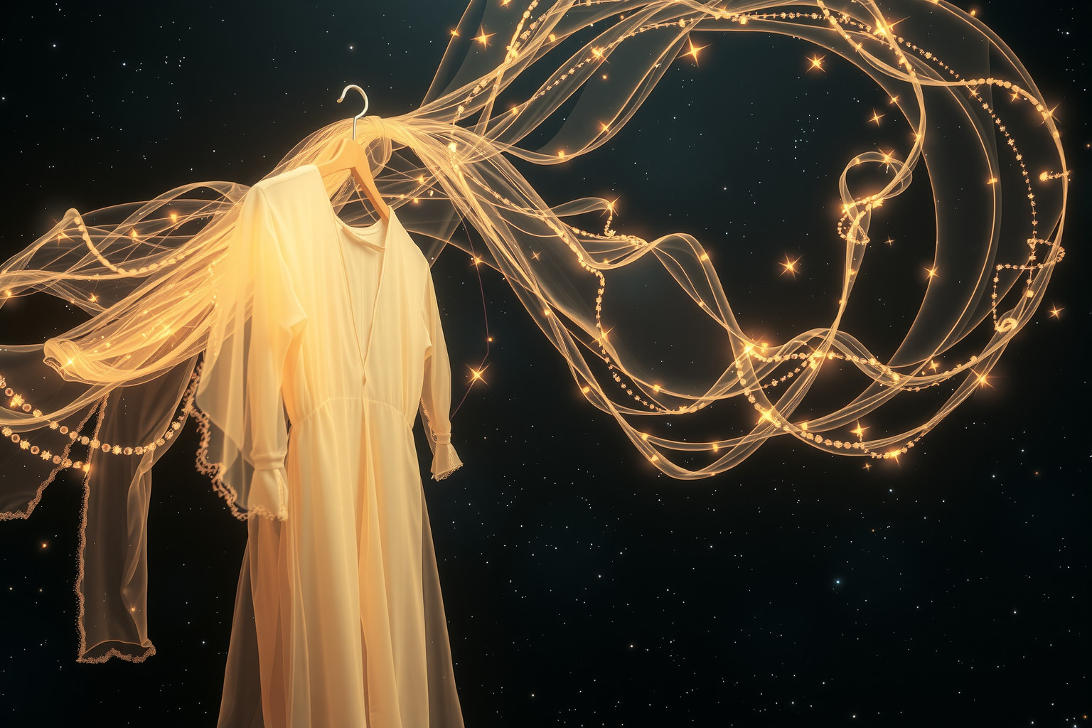 Das Aufhängen fremder Kleidung symbolisiert Einfluss und Veränderung.