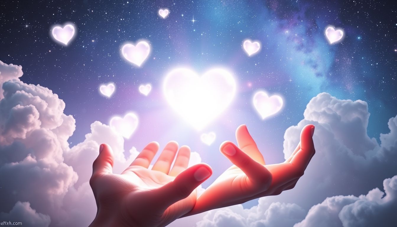 Traum 12: Liebe verschenken symbolisiert Herzenswärme und emotionale Verbundenheit.