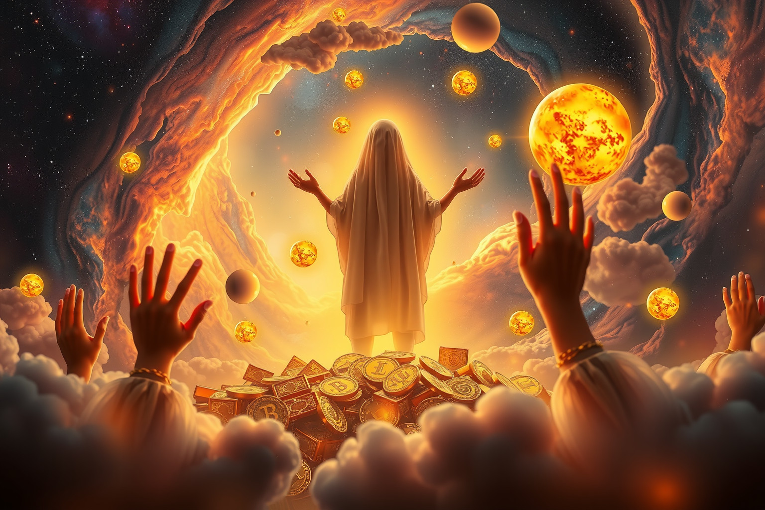 Träume von Armut trotz Reichtums symbolisieren innere Unsicherheit.