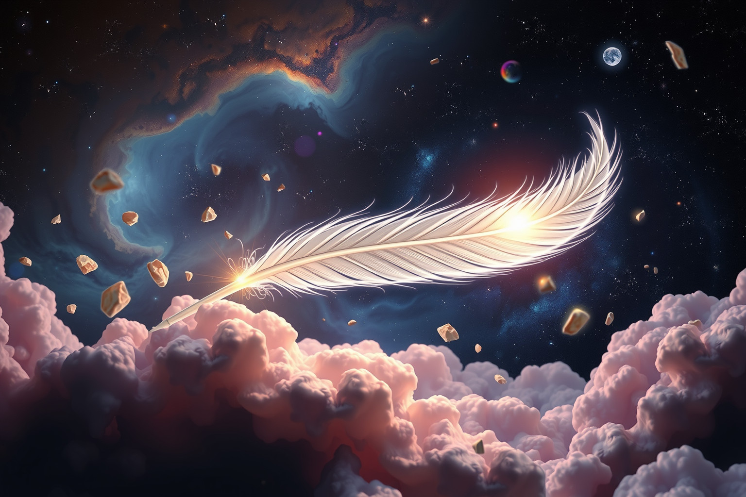 Das Schärfen eines Federkiels symbolisiert geistige Klarheit und Kreativität.