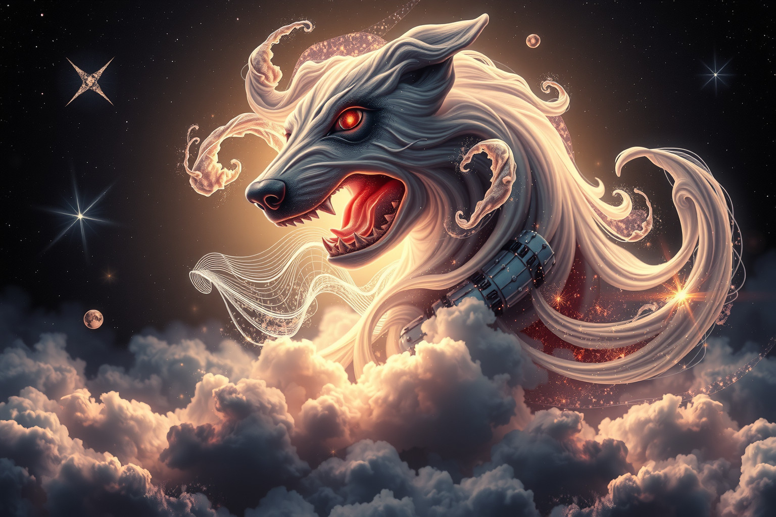 Ein tollwütiger Hund symbolisiert im Traum innere Angst und Konflikte.