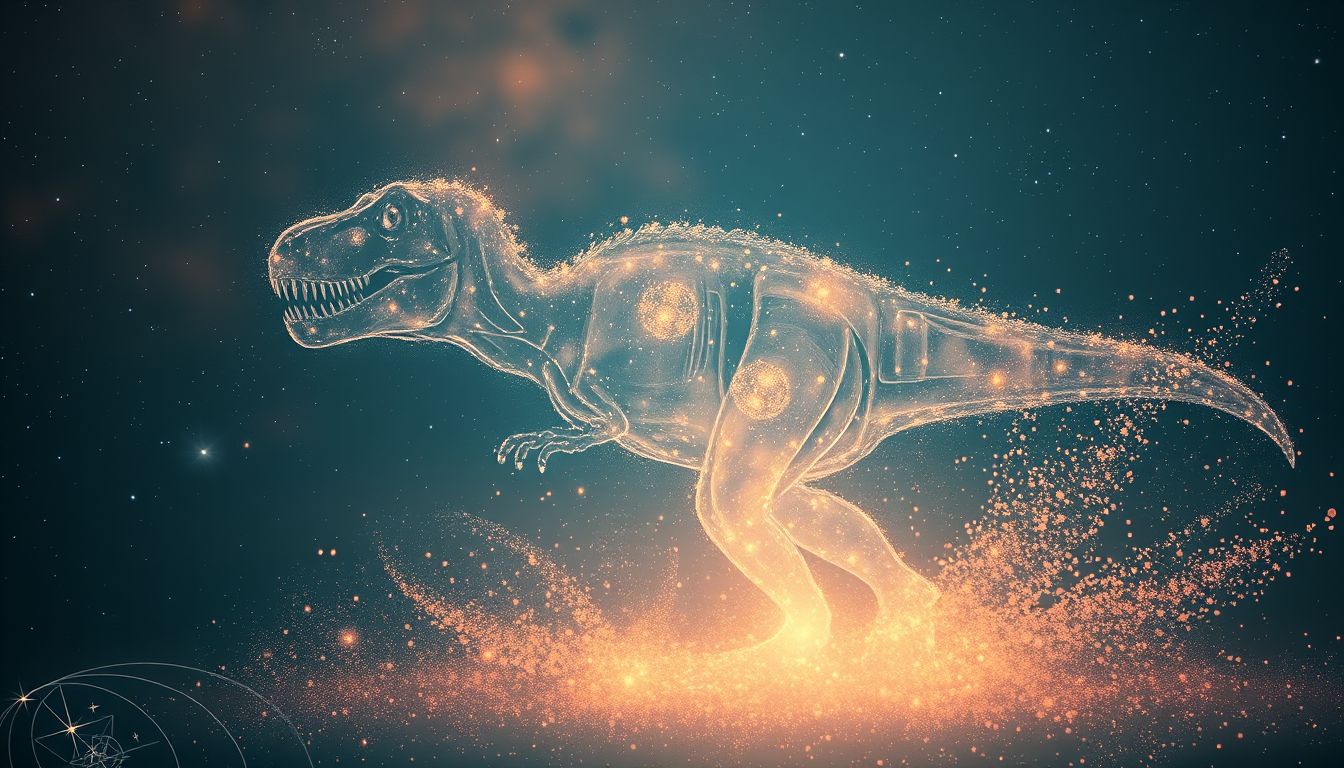 Ein sterbender T-Rex im Traum symbolisiert das Ende großer Herausforderungen.