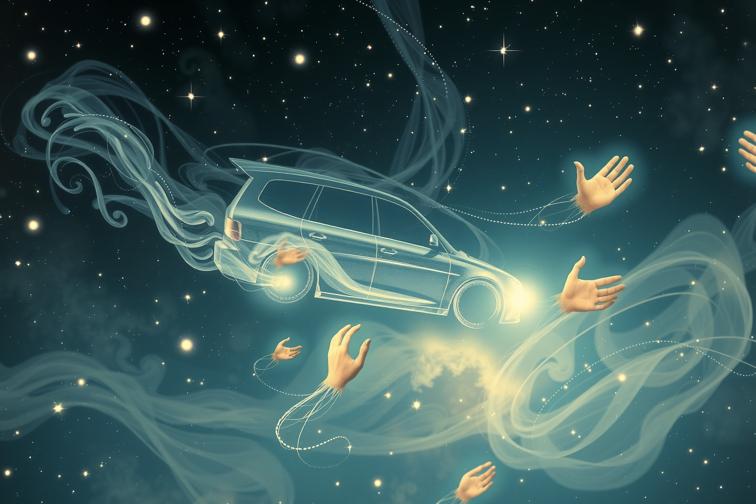 Träume vom selbstfahrenden Auto symbolisieren Kontrollverlust im Leben.
