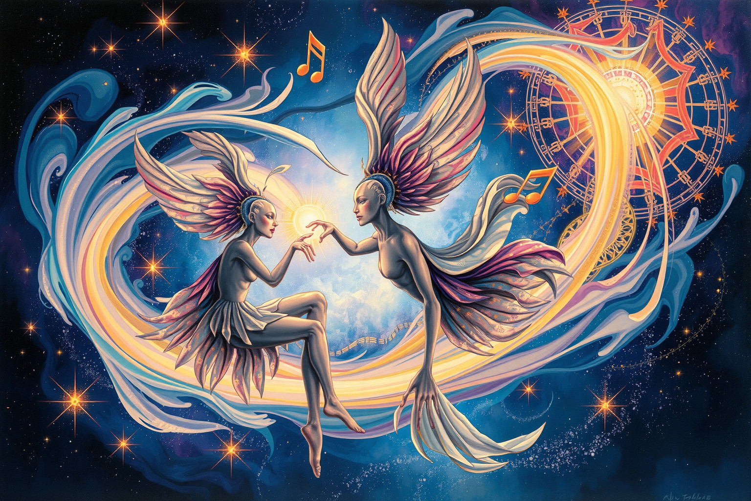 Träume von künstlerisch begabten Rassen symbolisieren kreative Selbstentfaltung.