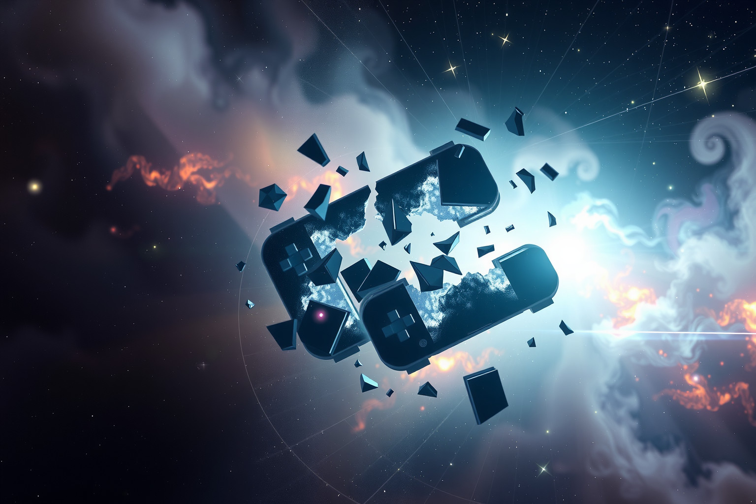 Ein kaputte Konsole im Traum symbolisiert innere Frustration und Blockaden.