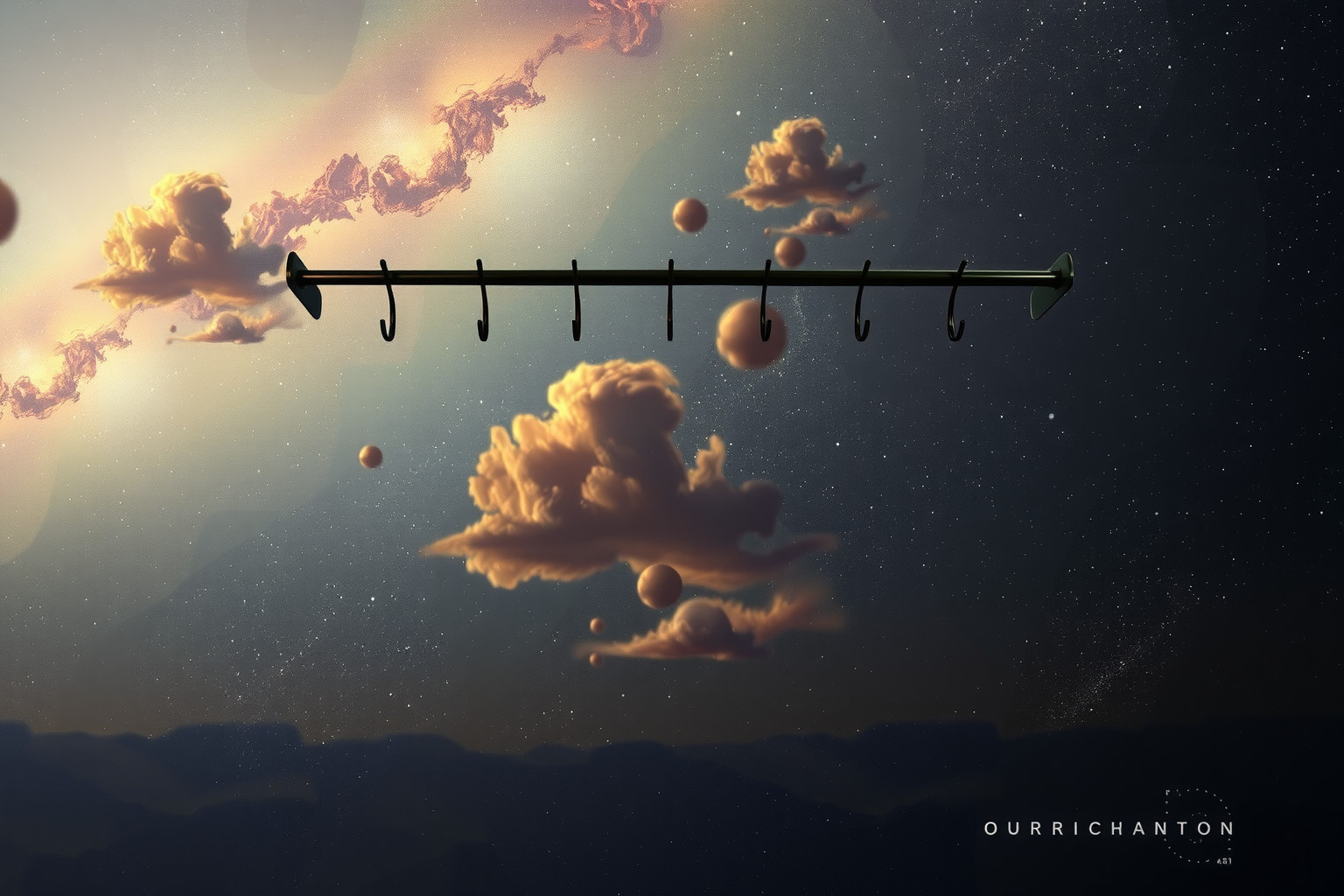 Ein Garderobenständer ohne Haken symbolisiert emotionale Leere im Traum.