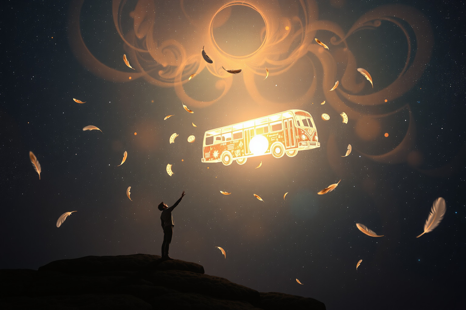 Den Bus verpassen symbolisiert verpasste Chancen im Leben.