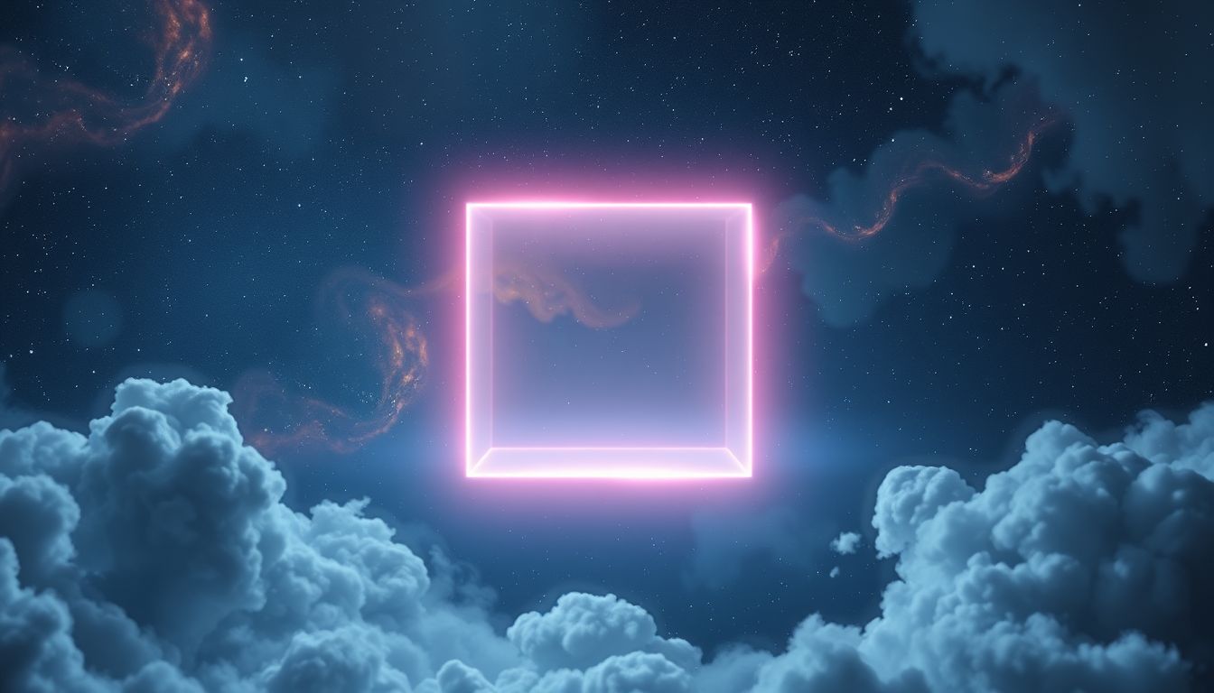Ein Quadrat als Hindernis symbolisiert festgefahrene Denkweisen im Traum.