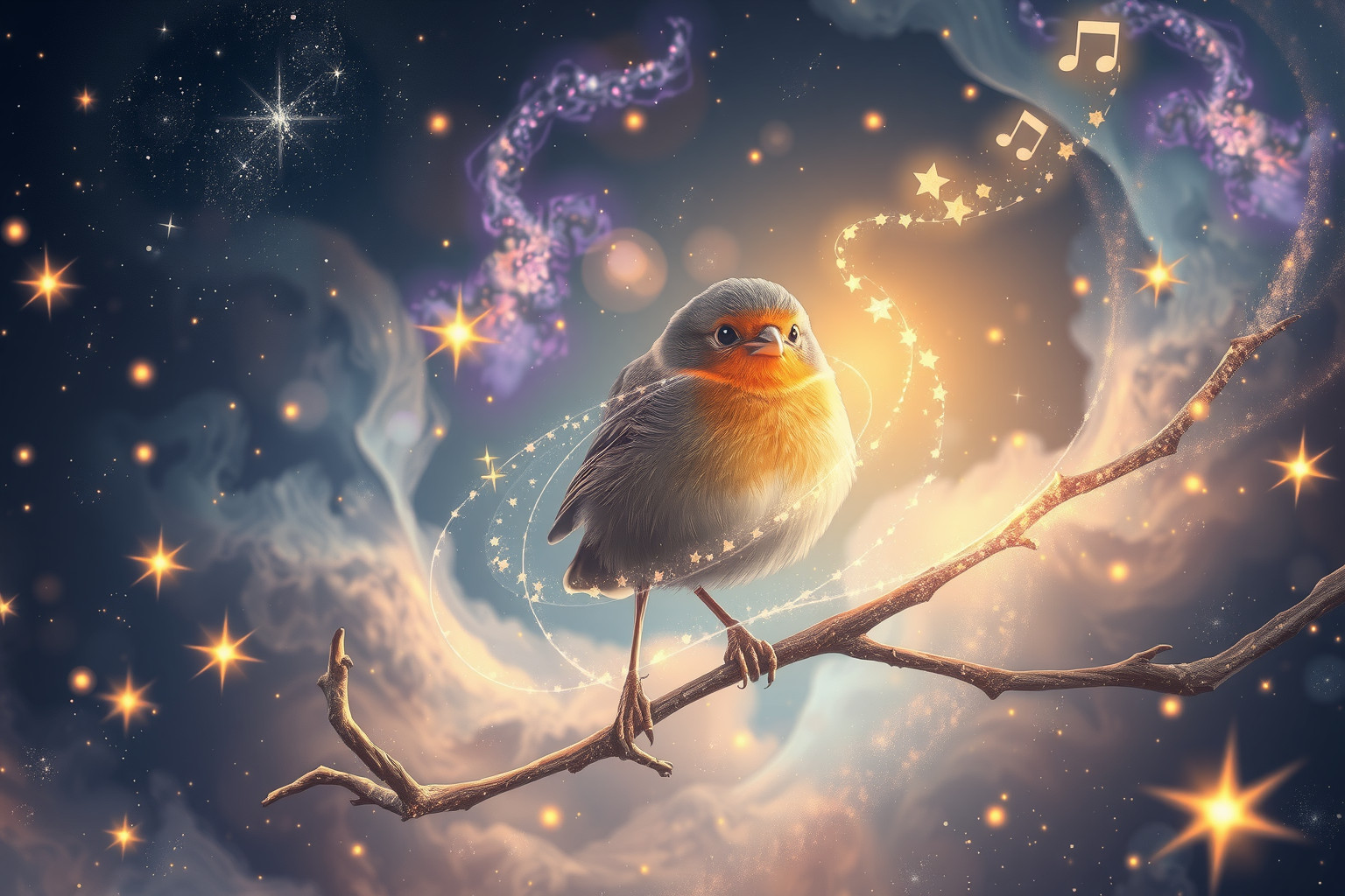 Ein Rotkehlchen symbolisiert im Traum oft Hoffnung und Neubeginn.