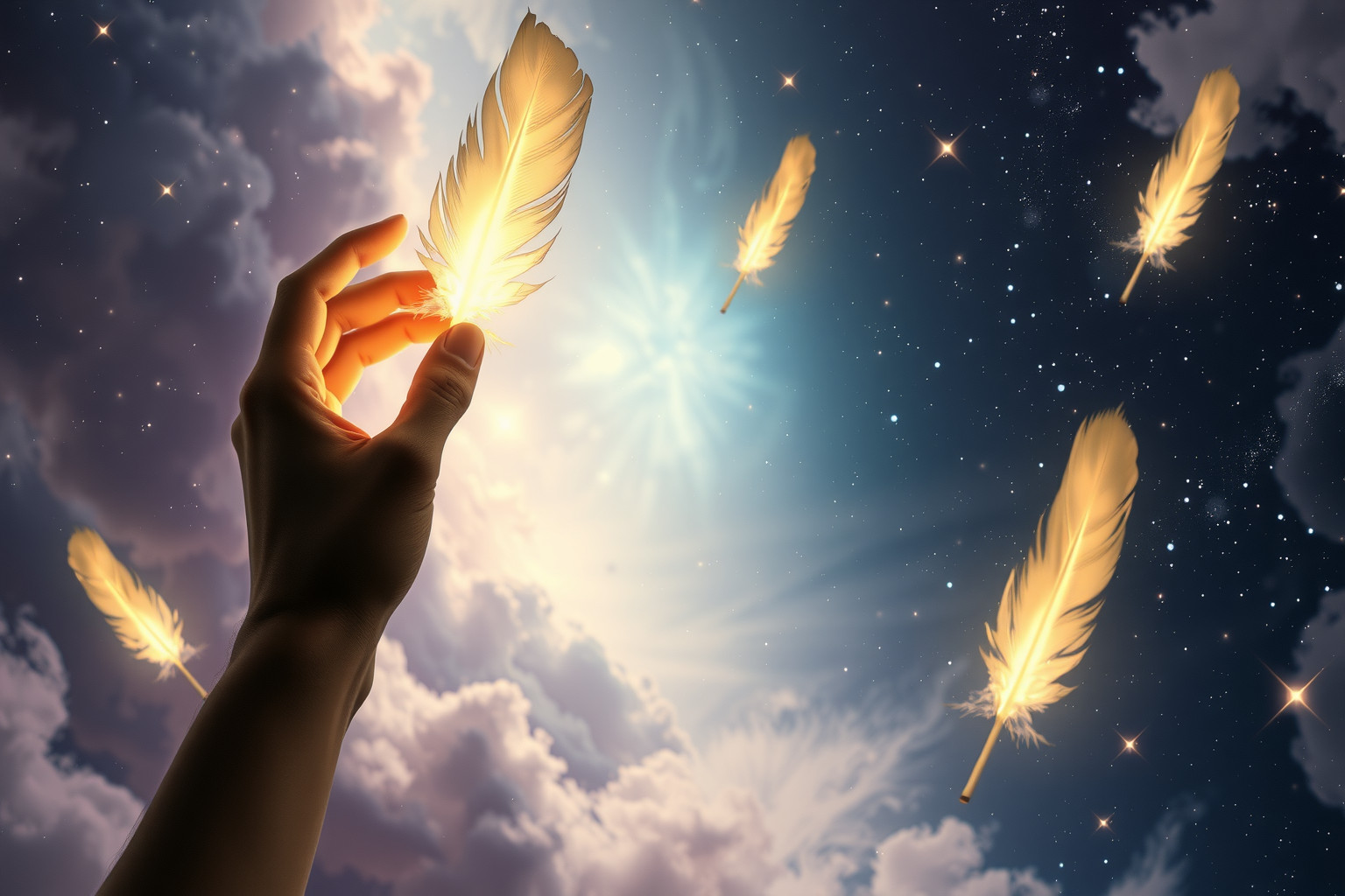 Das Stehlen eines Federkiels symbolisiert den Wunsch nach kreativer Freiheit.