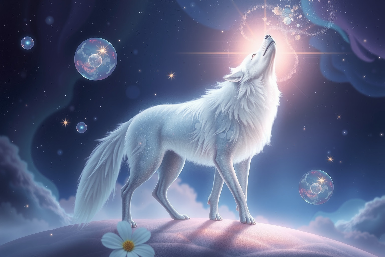 Einen tollwütigen Hund heilen symbolisiert innere Heilung und Kontrolle.