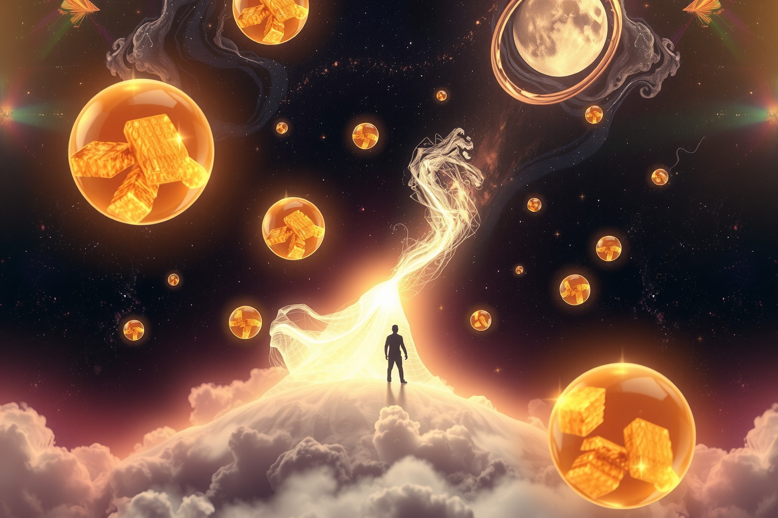 Traum 21 zeigt: Reichtum kann tiefe Einsamkeit symbolisieren.