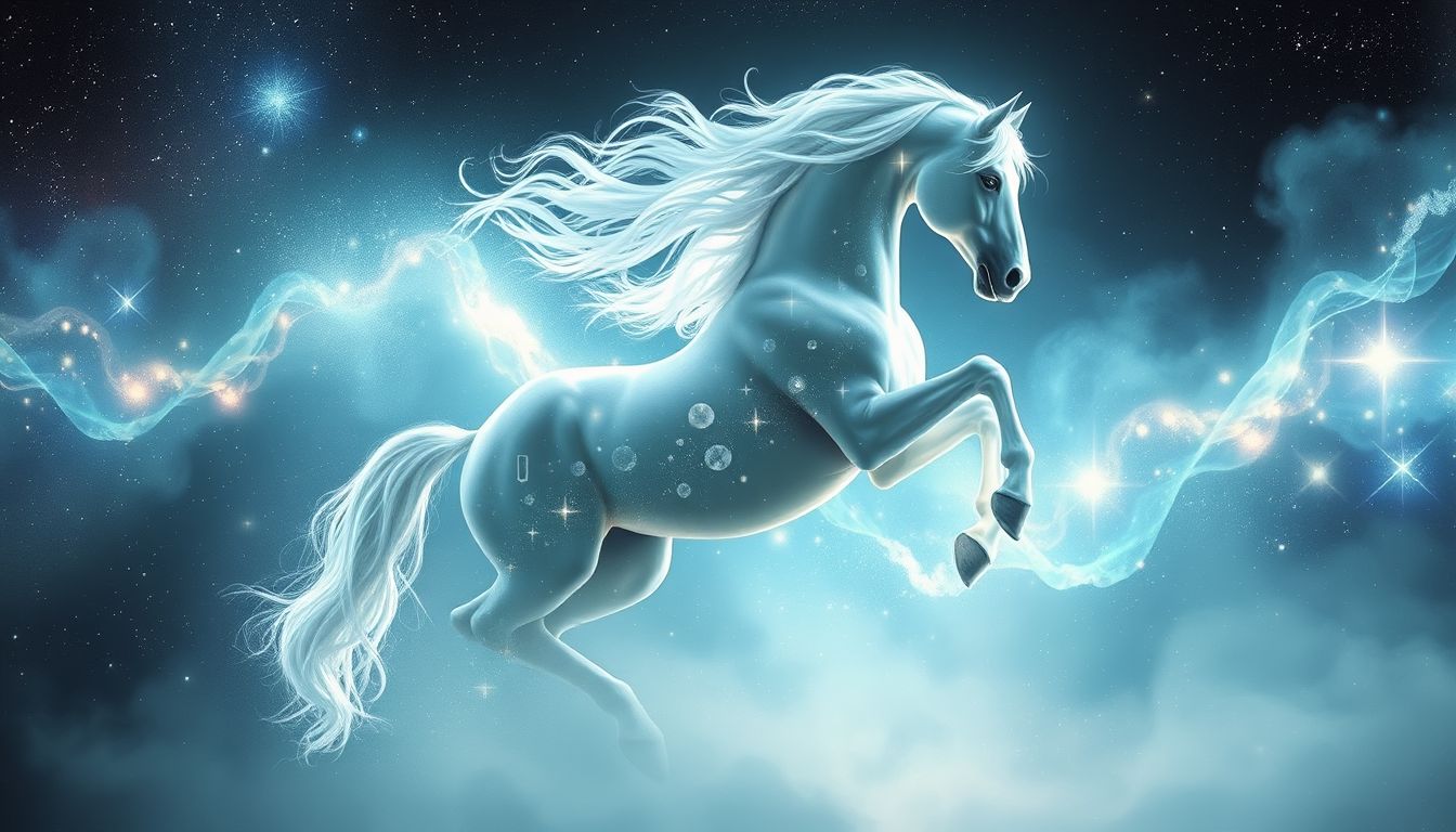 Ein Lipizzaner im Traum symbolisiert oft Wandlung und Freiheit.