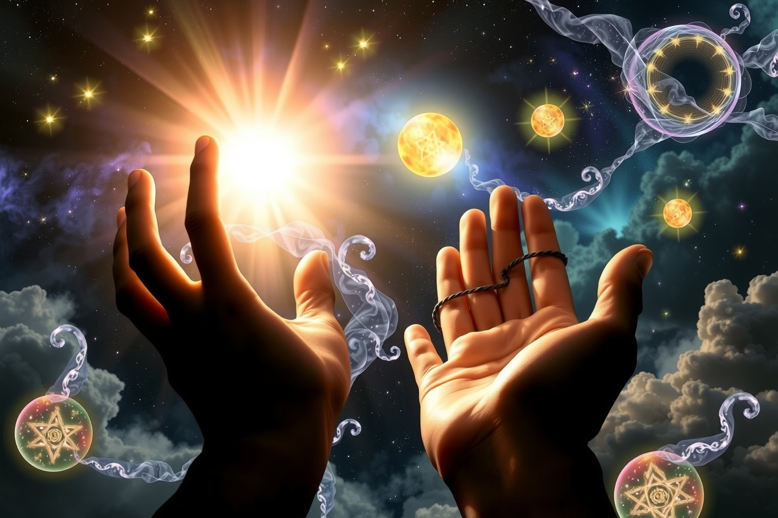 Eine scheinbare Segnung kann verborgene Konflikte im Traum symbolisieren.