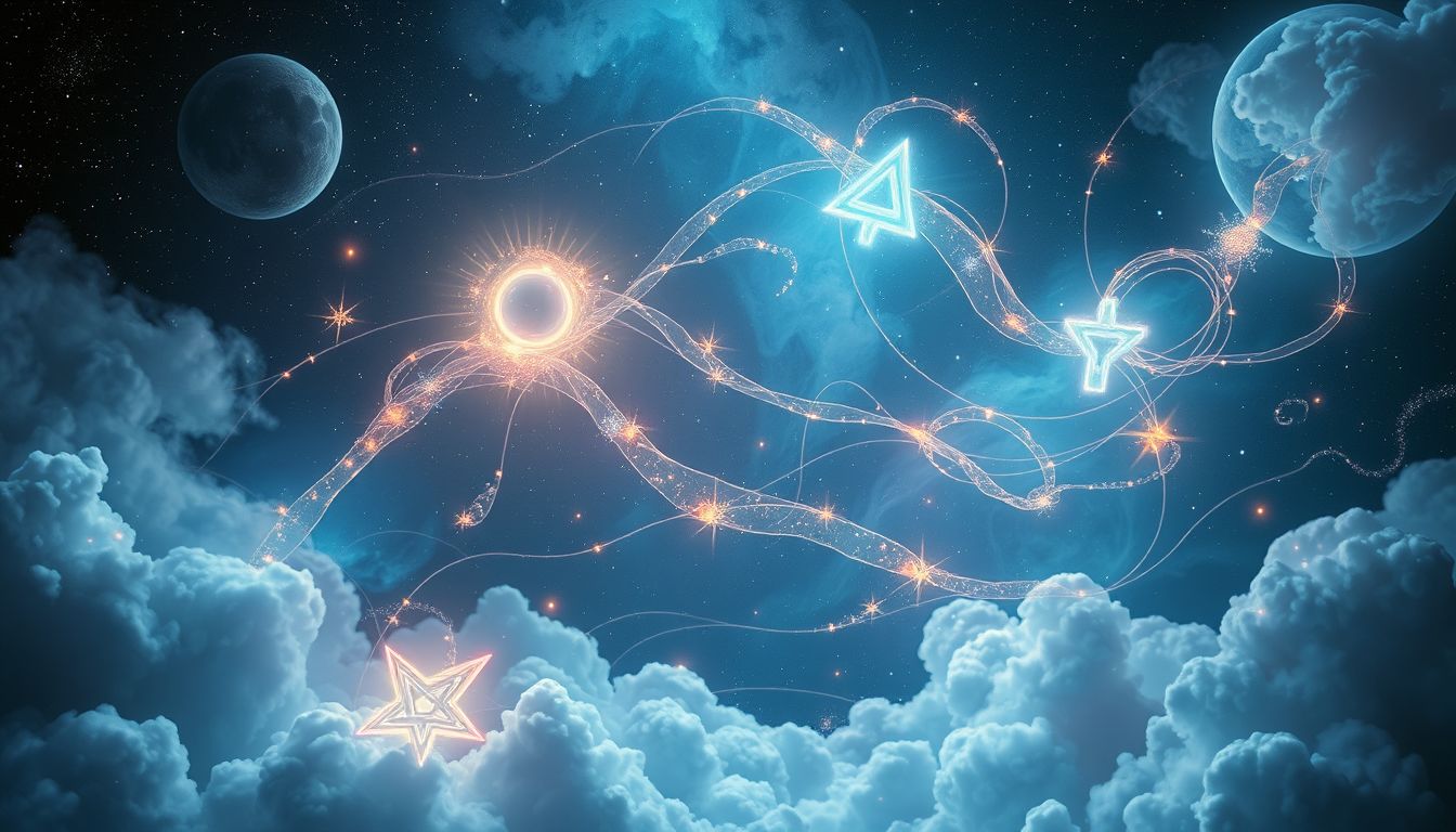 Das Verschenken von Virtuellem symbolisiert kreative Kommunikation und Verbundenheit.