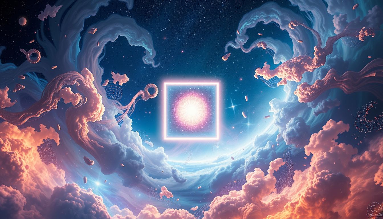 Ein Quadrat im Chaos symbolisiert innere Ordnung und Stabilität.