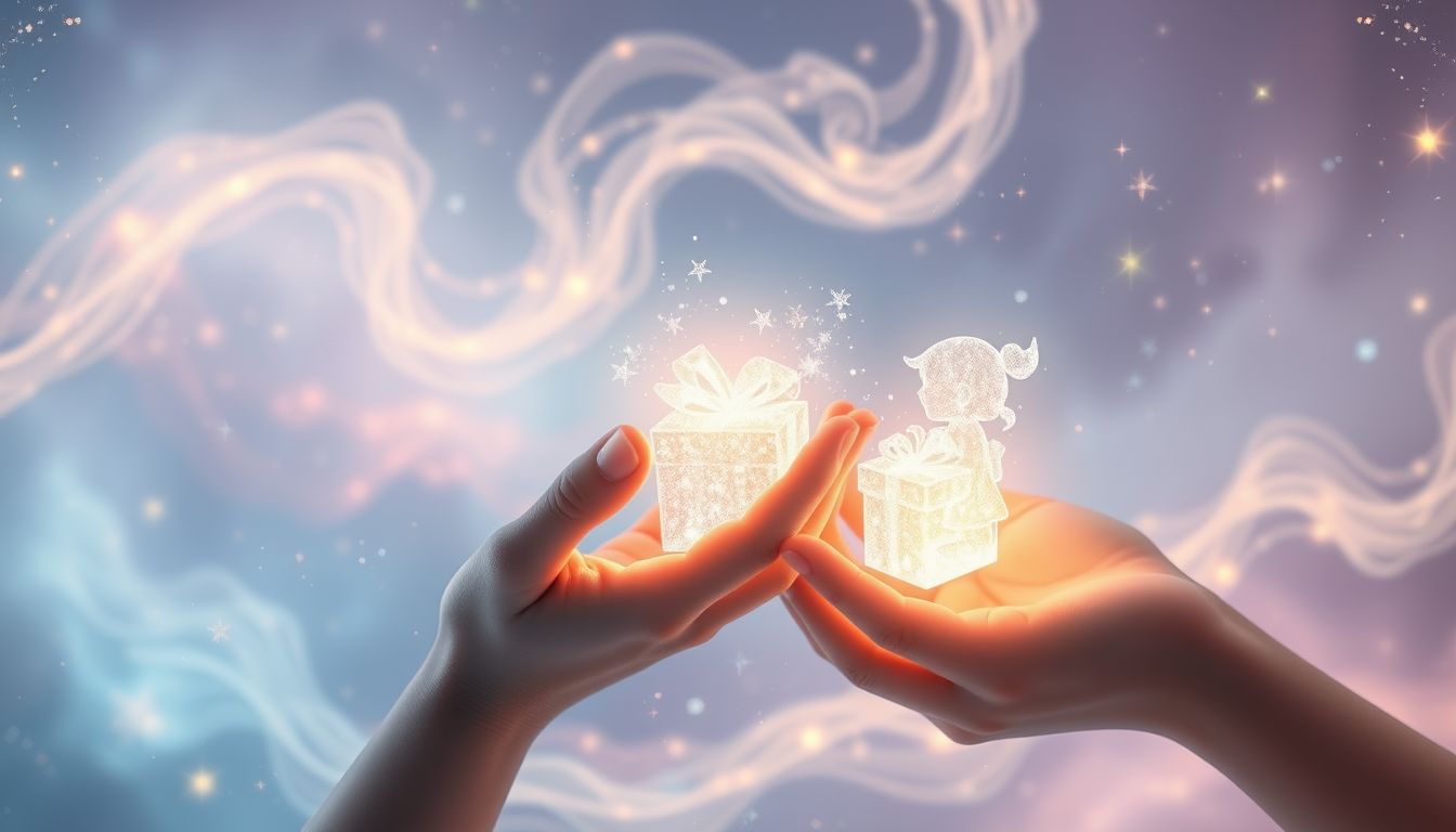 Geschenke an Kinder symbolisieren Liebe, Fürsorge und neue Anfänge.
