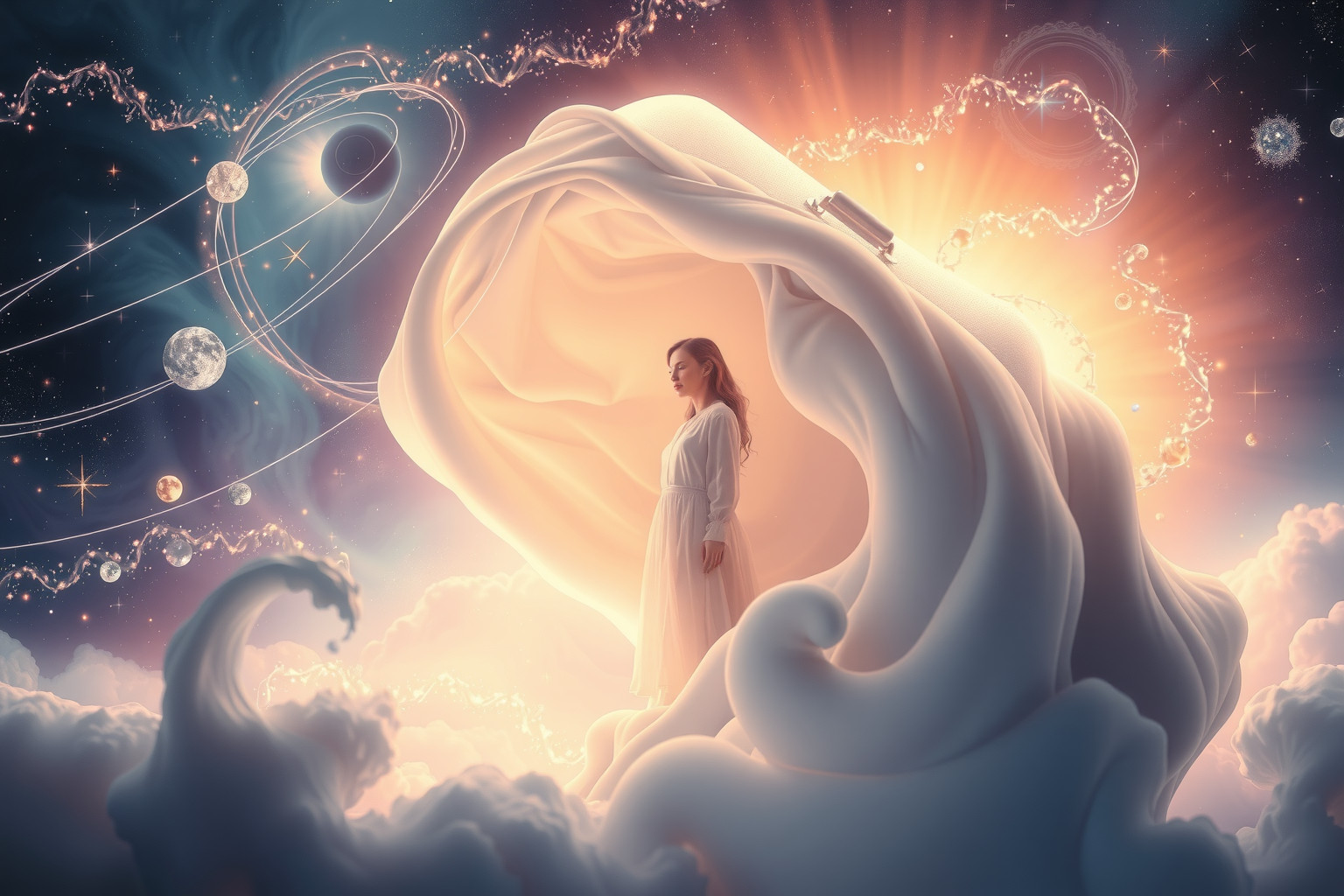 Eine Person im Gepäck symbolisiert unerwartete emotionale Lasten.