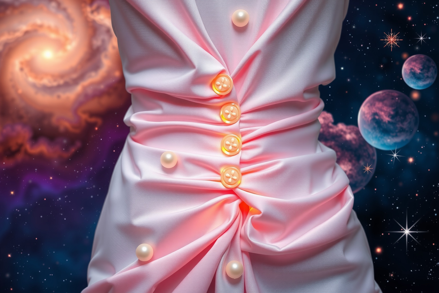 Das Aufknöpfen enger Kleidung symbolisiert Befreiung und Selbstentdeckung.