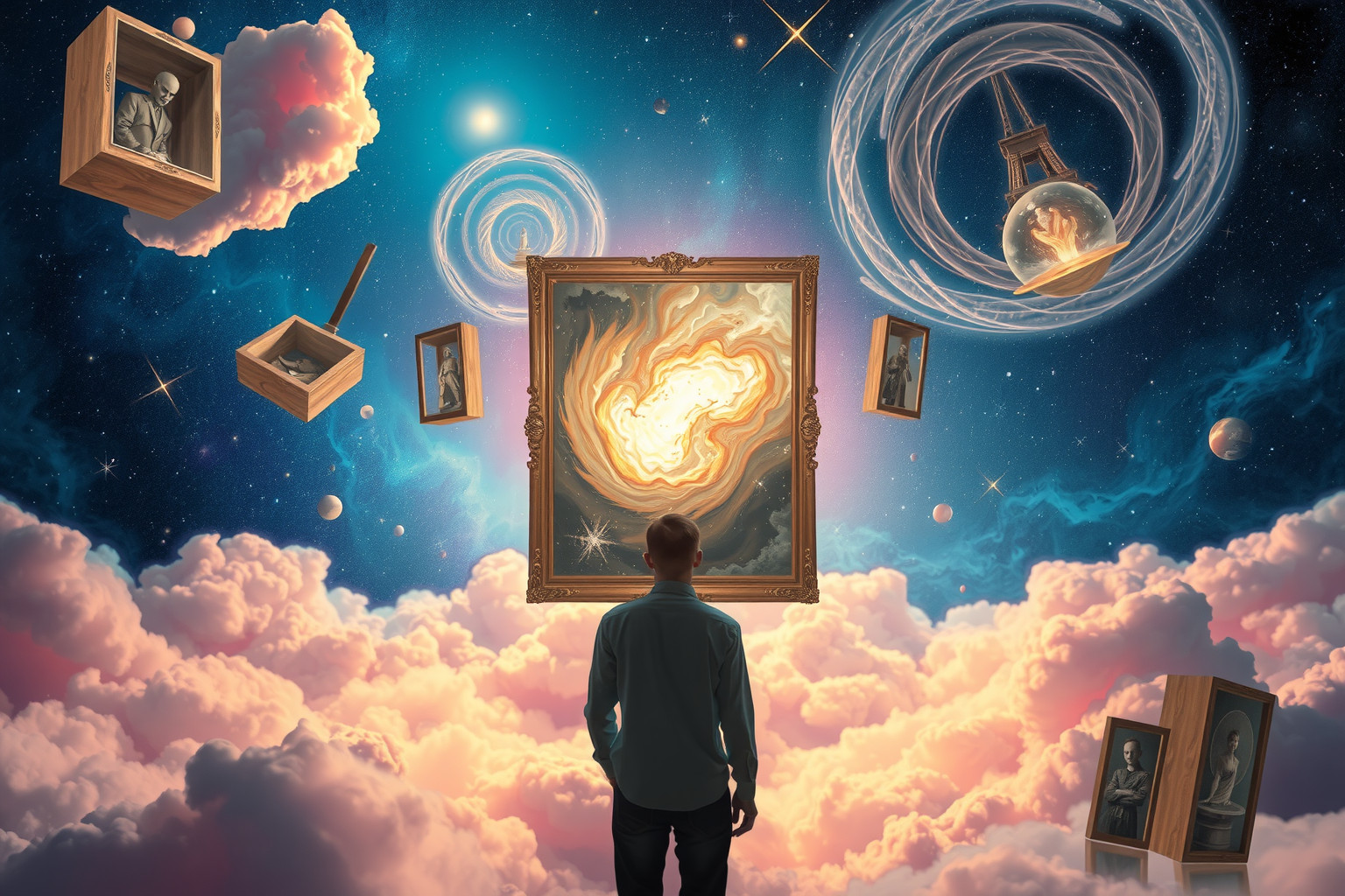 Ein unbekanntes Bild symbolisiert verborgene Talente und neue Chancen.