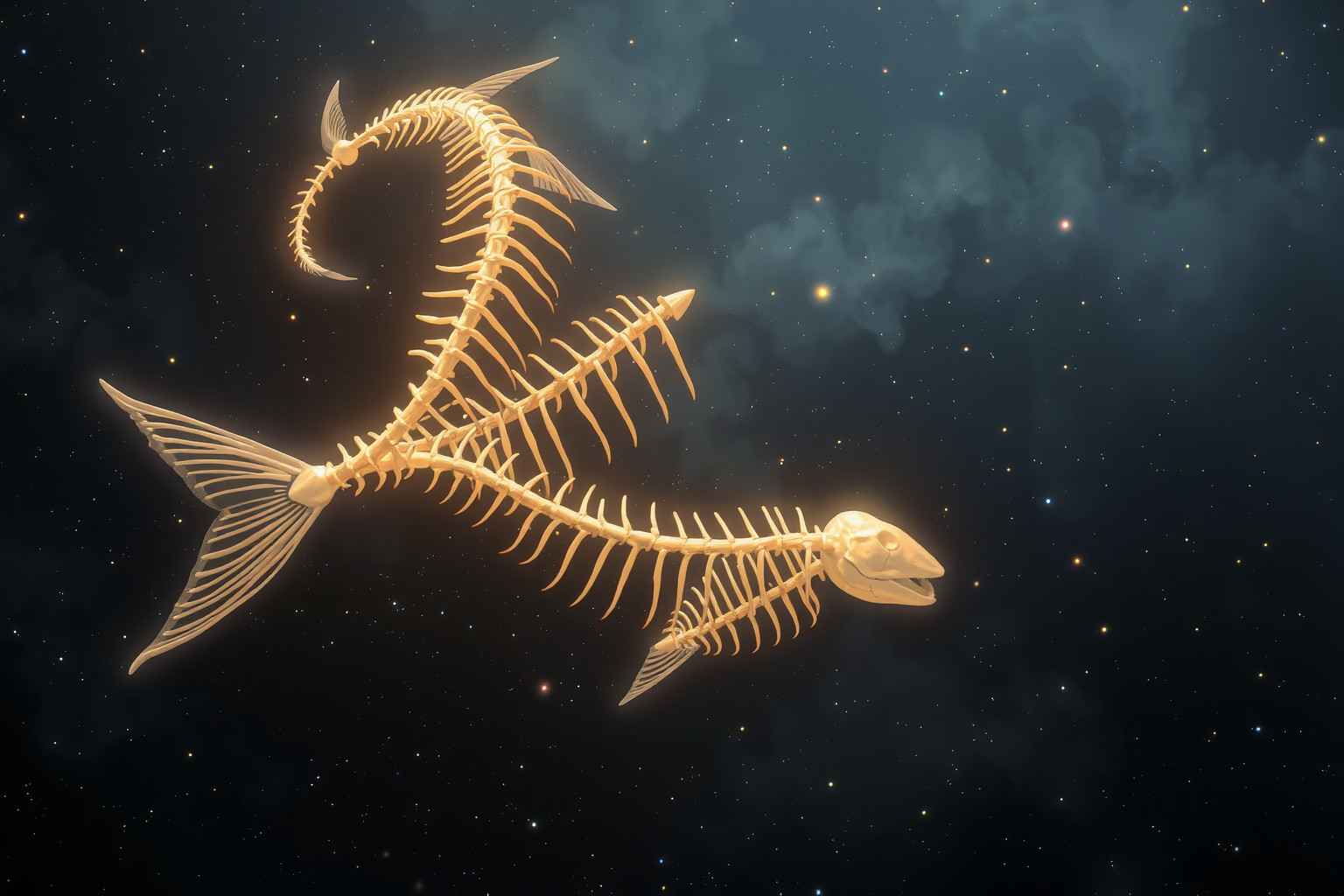 Das Bauen aus Fischgräten symbolisiert kreative Problemlösung im Traum.
