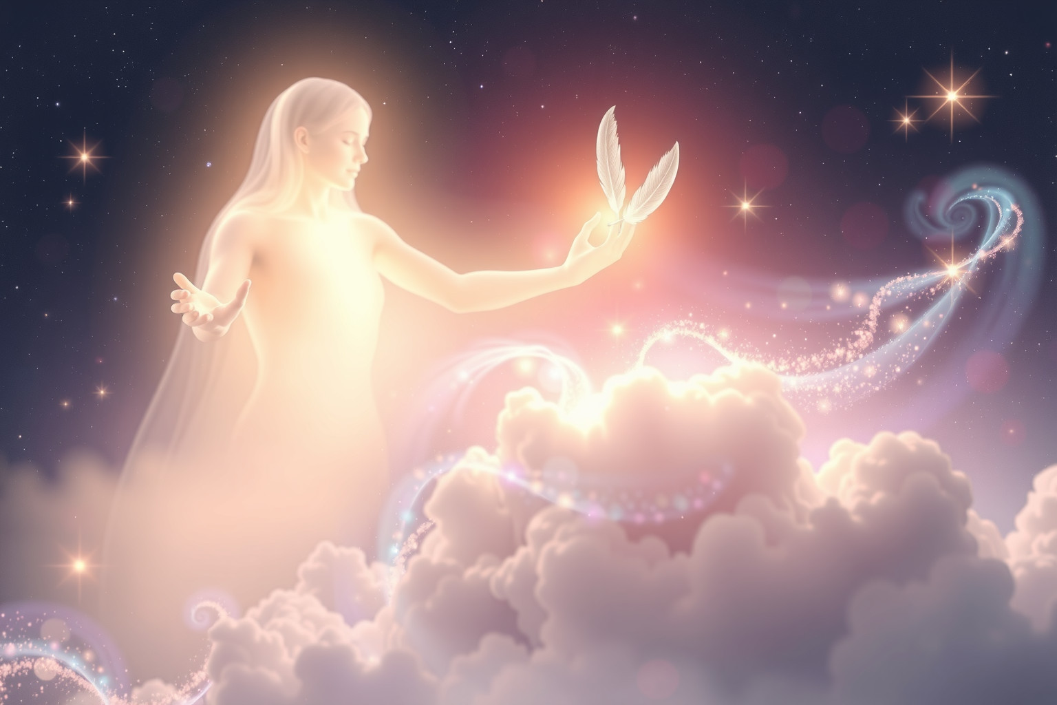 Ein verstorbener Verwandter im Traum symbolisiert Schutz und Trost.