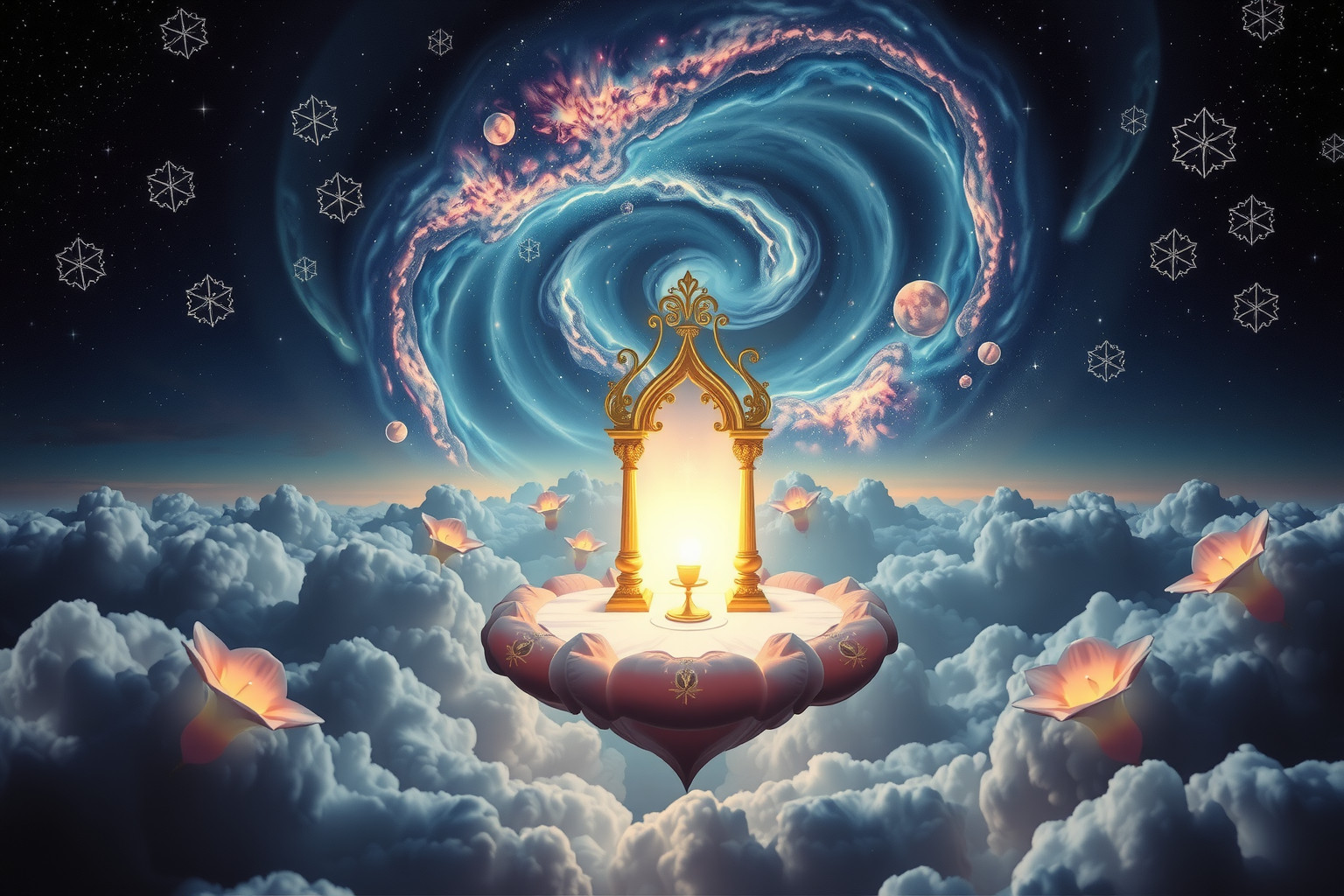 Der Altar symbolisiert spirituelle Reinigung durch Amaracus im Traum.