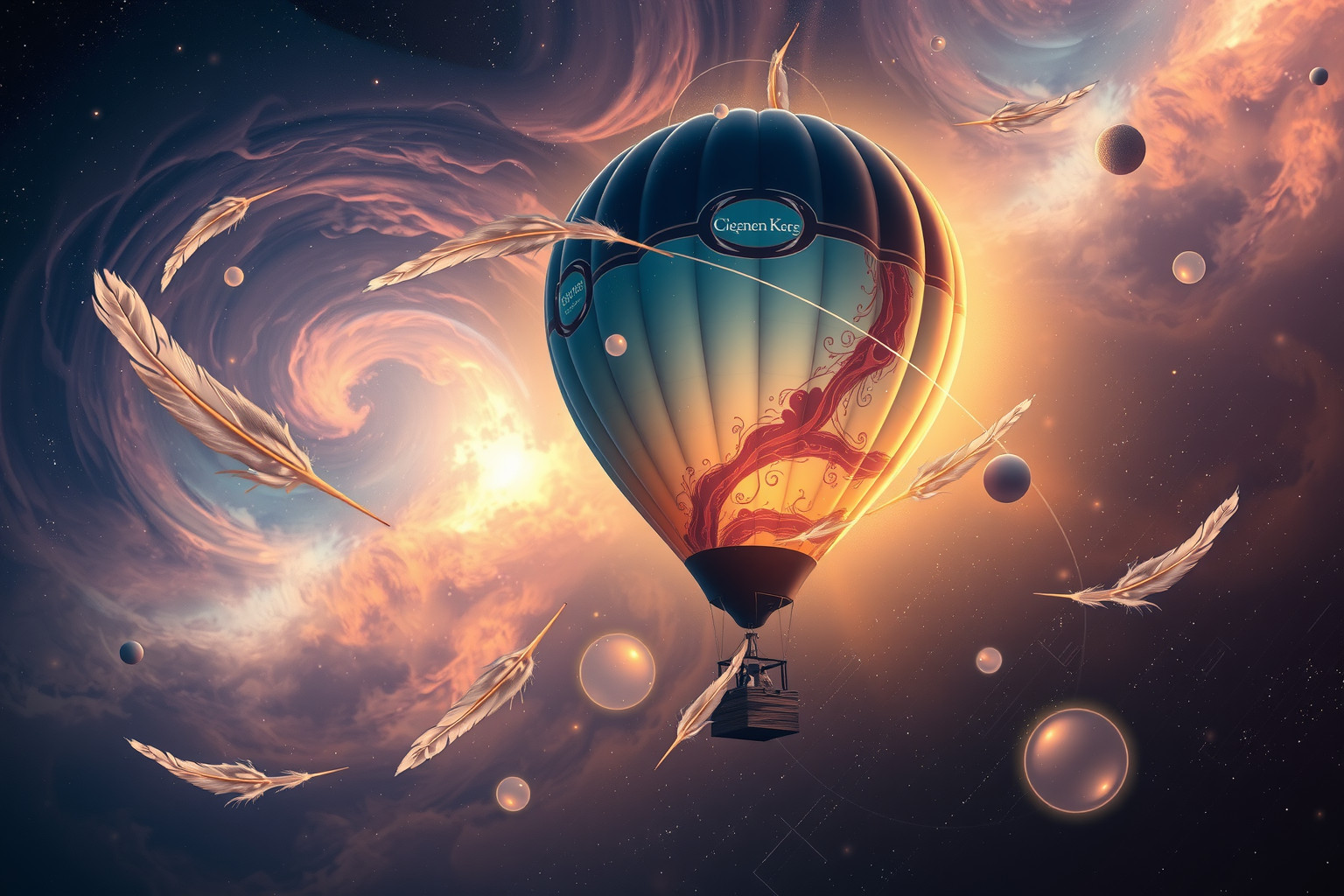 Das Fliegen im Heißluftballon symbolisiert Freiheit und Klarheit.