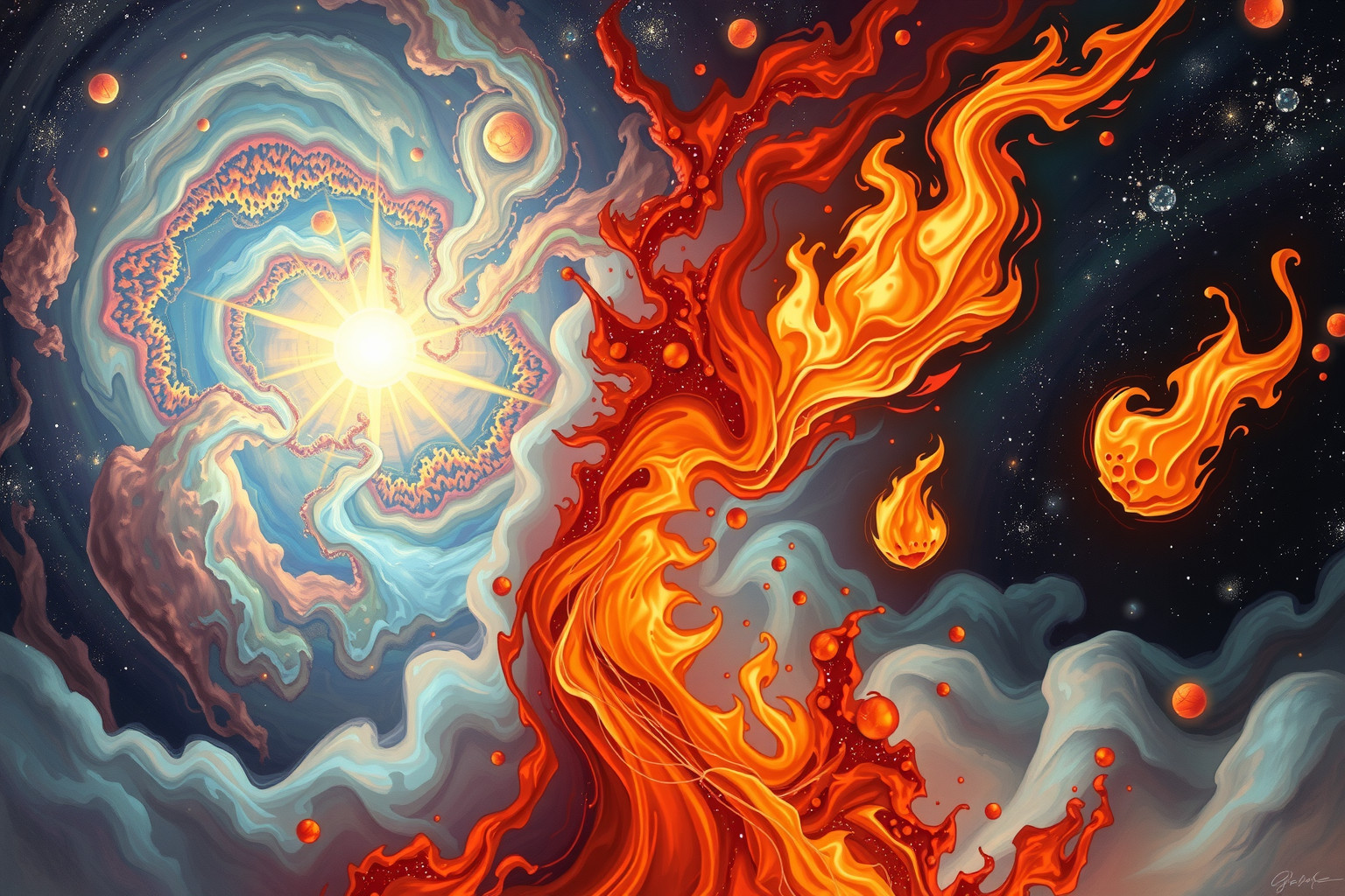 Ein Feuer im Februar symbolisiert oft leidenschaftliche Veränderung und Reinigung.