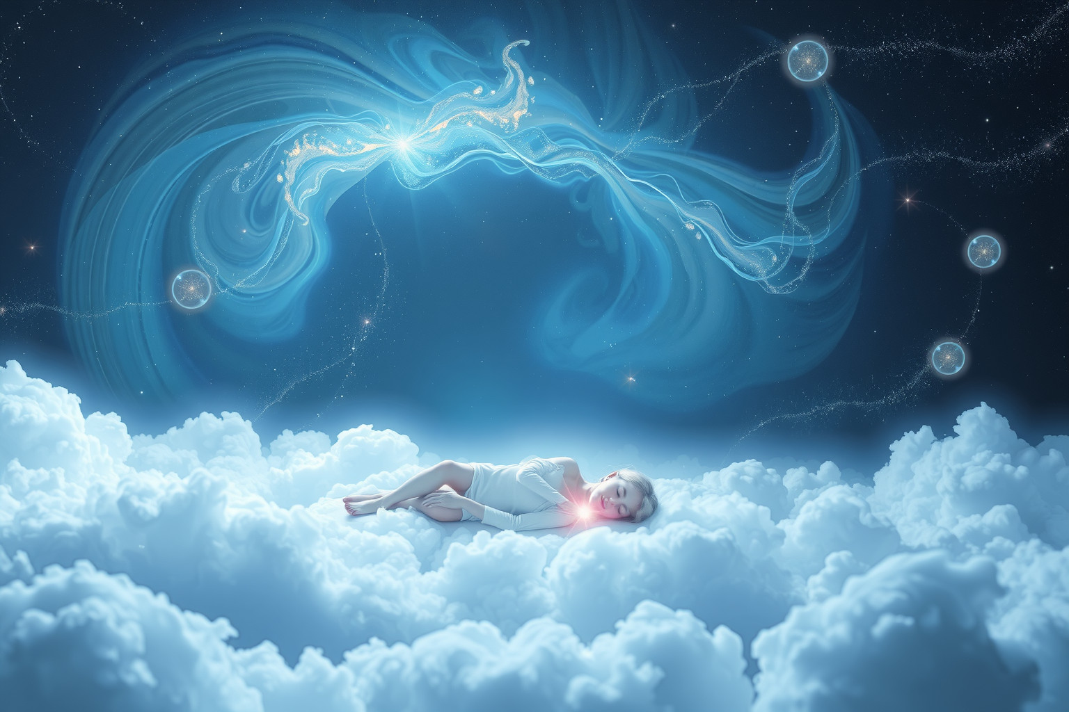 Der Traum von ruhigem Schlaf symbolisiert inneren Frieden und Erholung.