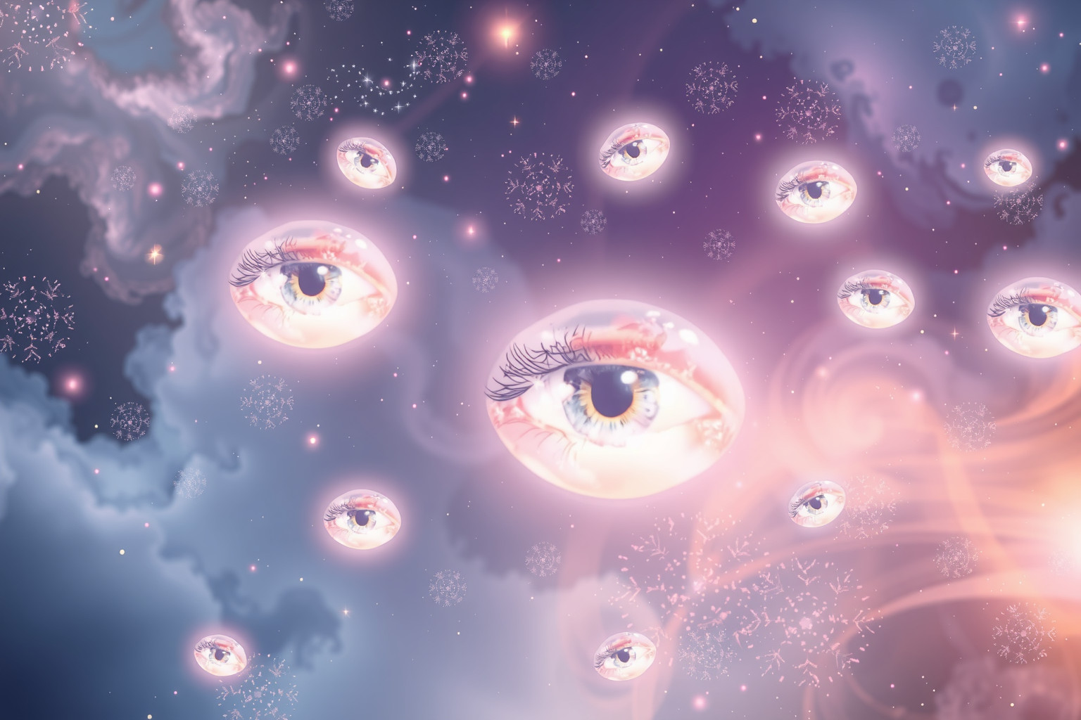 Augen im Traum symbolisieren oft klare Einsicht und innere Weisheit.