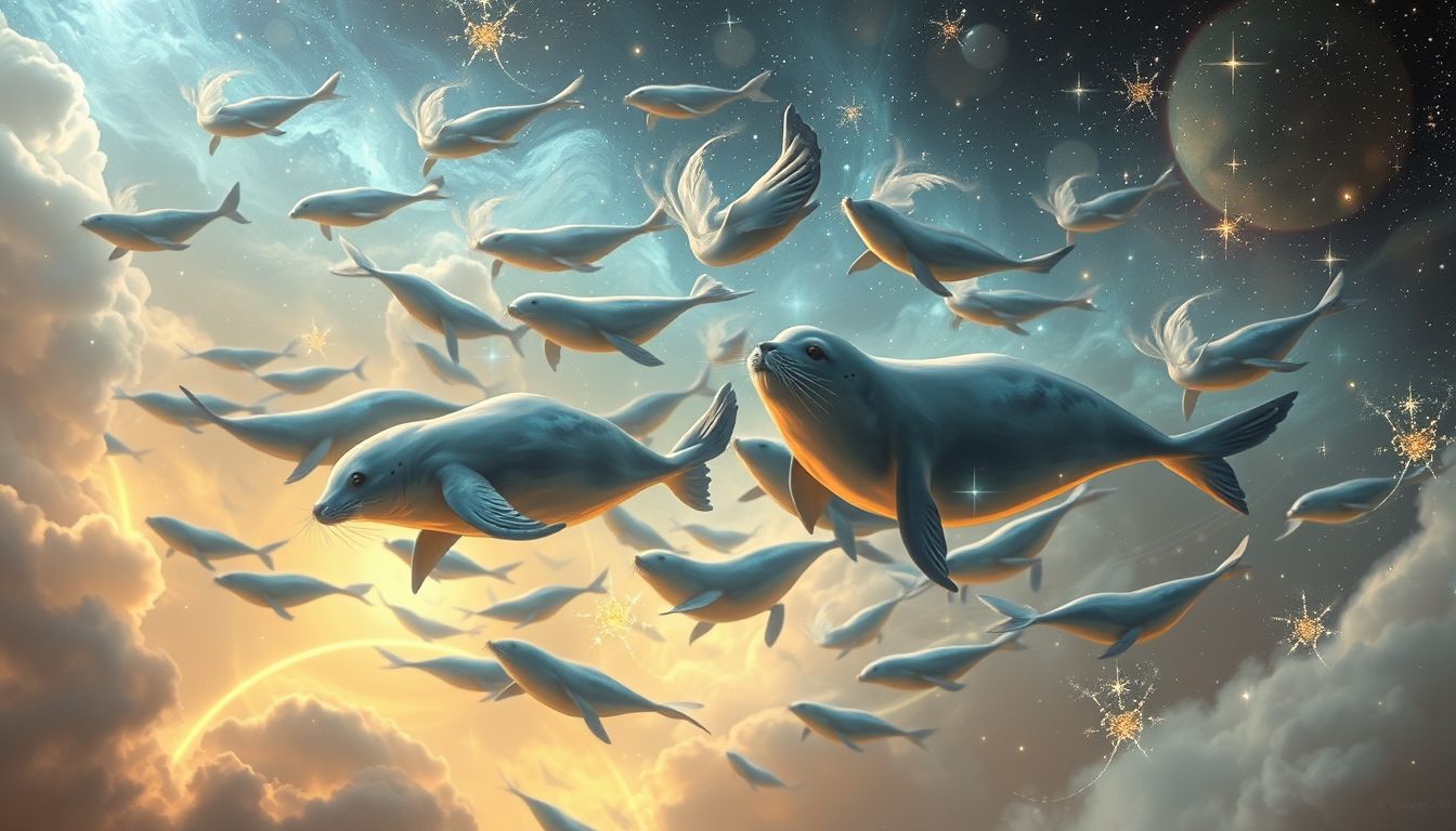 Viele Robben träumen symbolisiert Gemeinschaft und emotionale Verbundenheit.