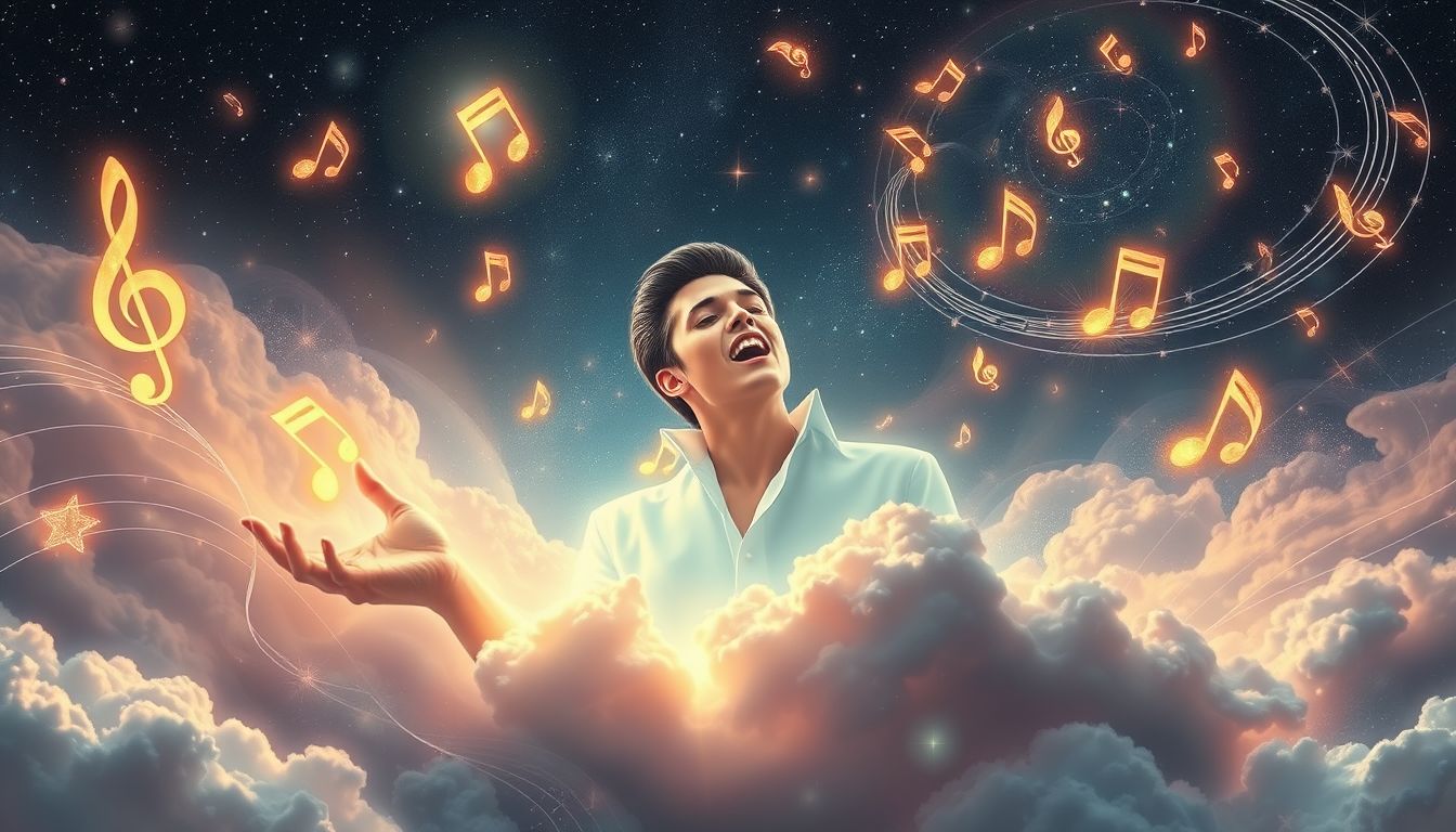 Elvis singt als Symbol für Anerkennung und persönliche Wertschätzung.