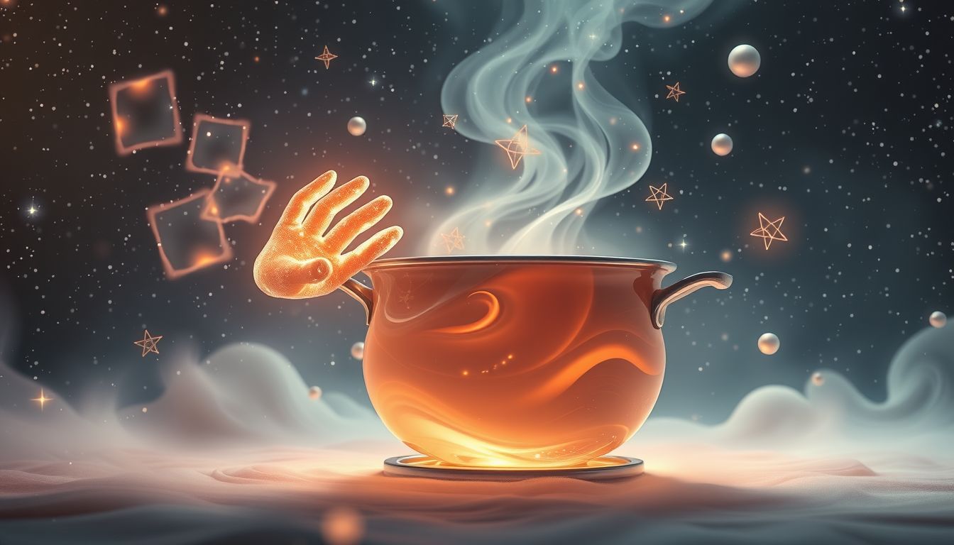 Haschee kochen symbolisiert oft den Start bedeutender Lebensveränderungen.