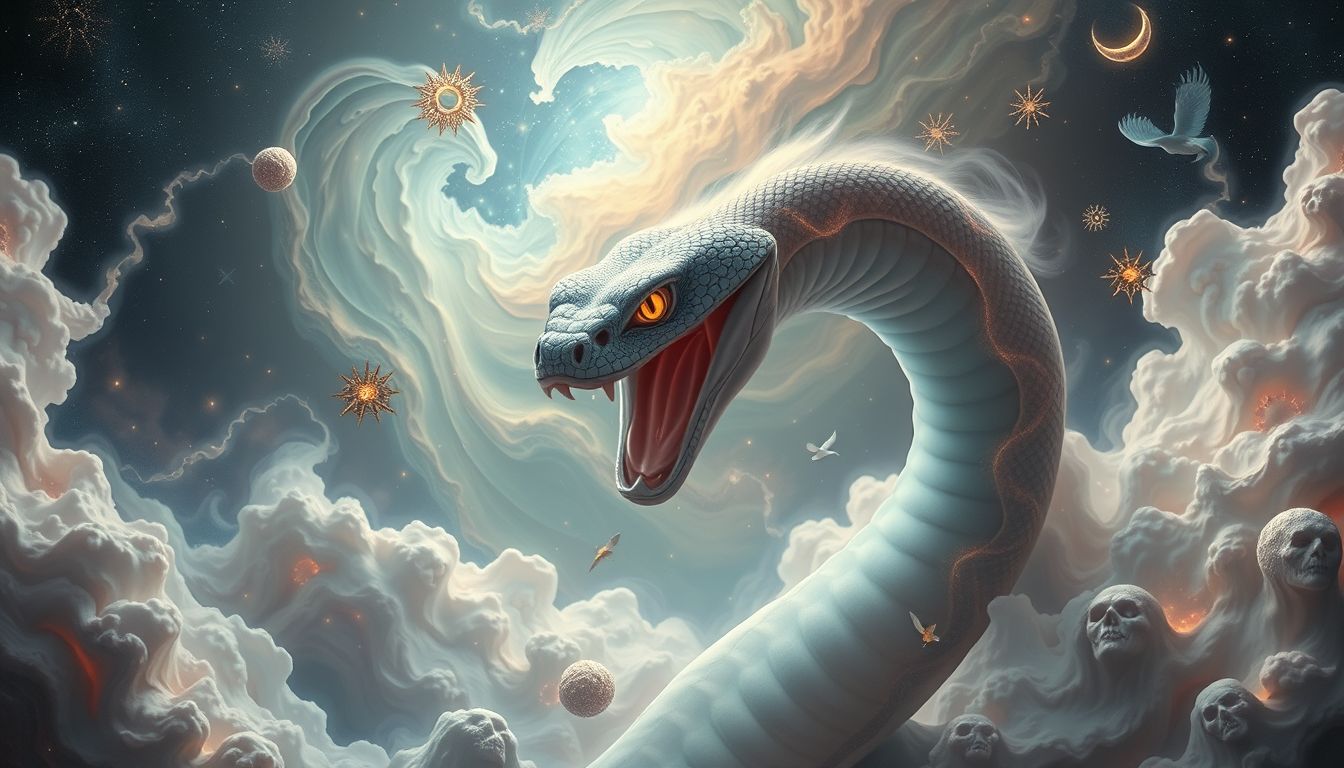 Eine aggressive Kobra im Traum symbolisiert innere, verborgene Ängste.