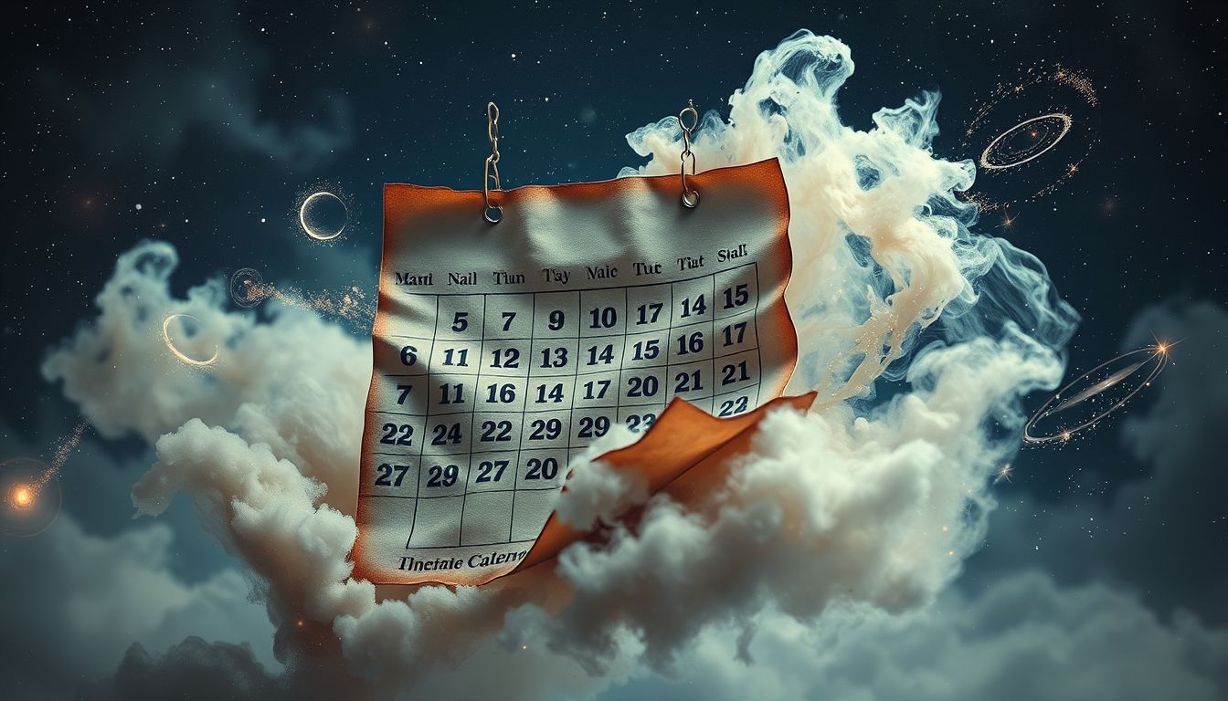 Ein alter Terminkalender im Traum symbolisiert verpasste Chancen.