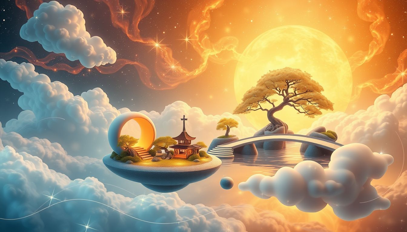 Ein japanischer Garten im Traum symbolisiert innere Ruhe und Gleichgewicht.