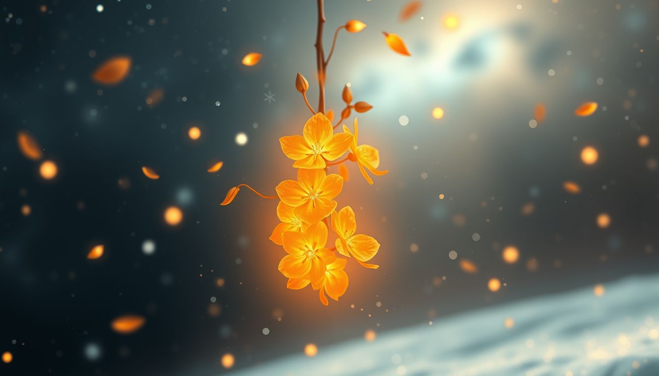 Der Traum von Pomeranzenblüten im Winter symbolisiert verborgene Hoffnung.