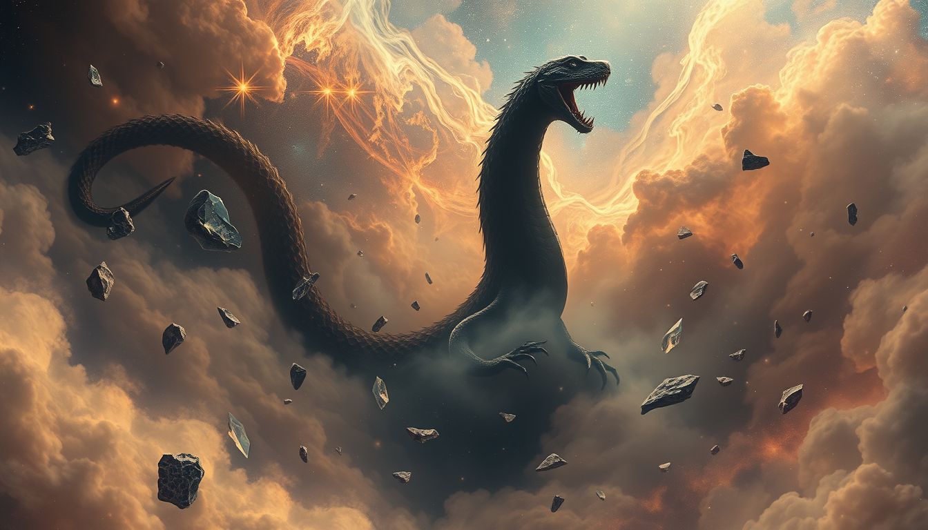 Der Basilisk im Traum symbolisiert tödliche Angst und Erstarrung.