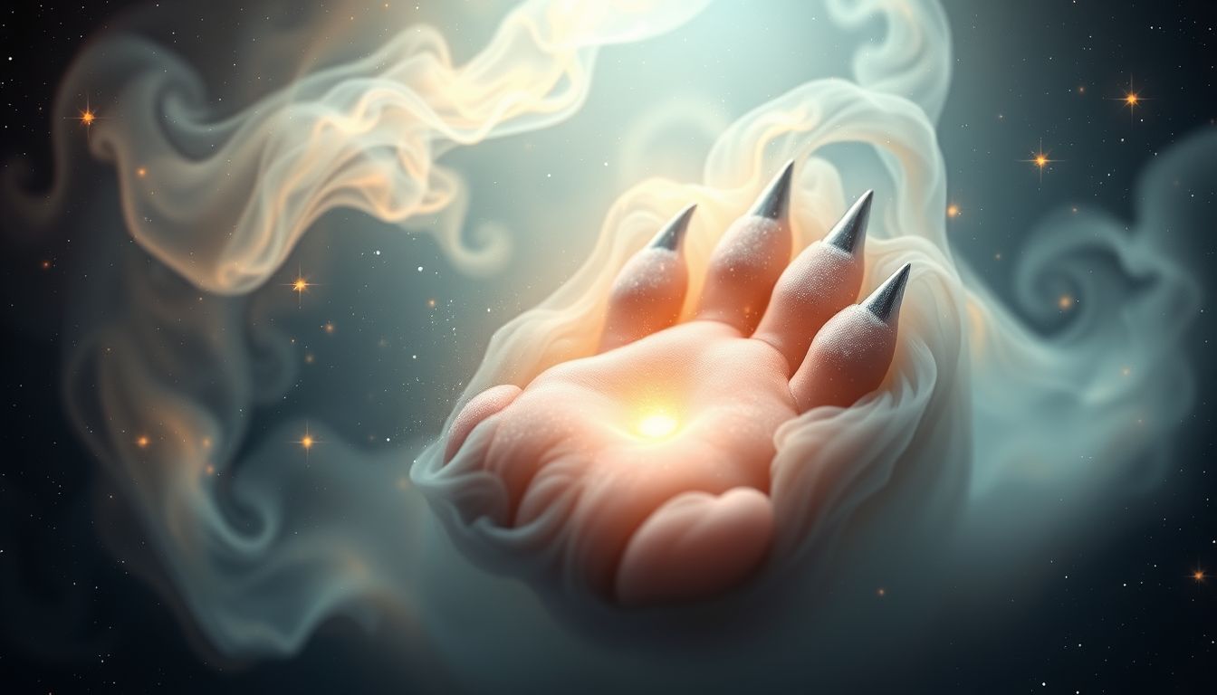 Eine Bärenpranke symbolisiert Schutz und innere Stärke im Traum.
