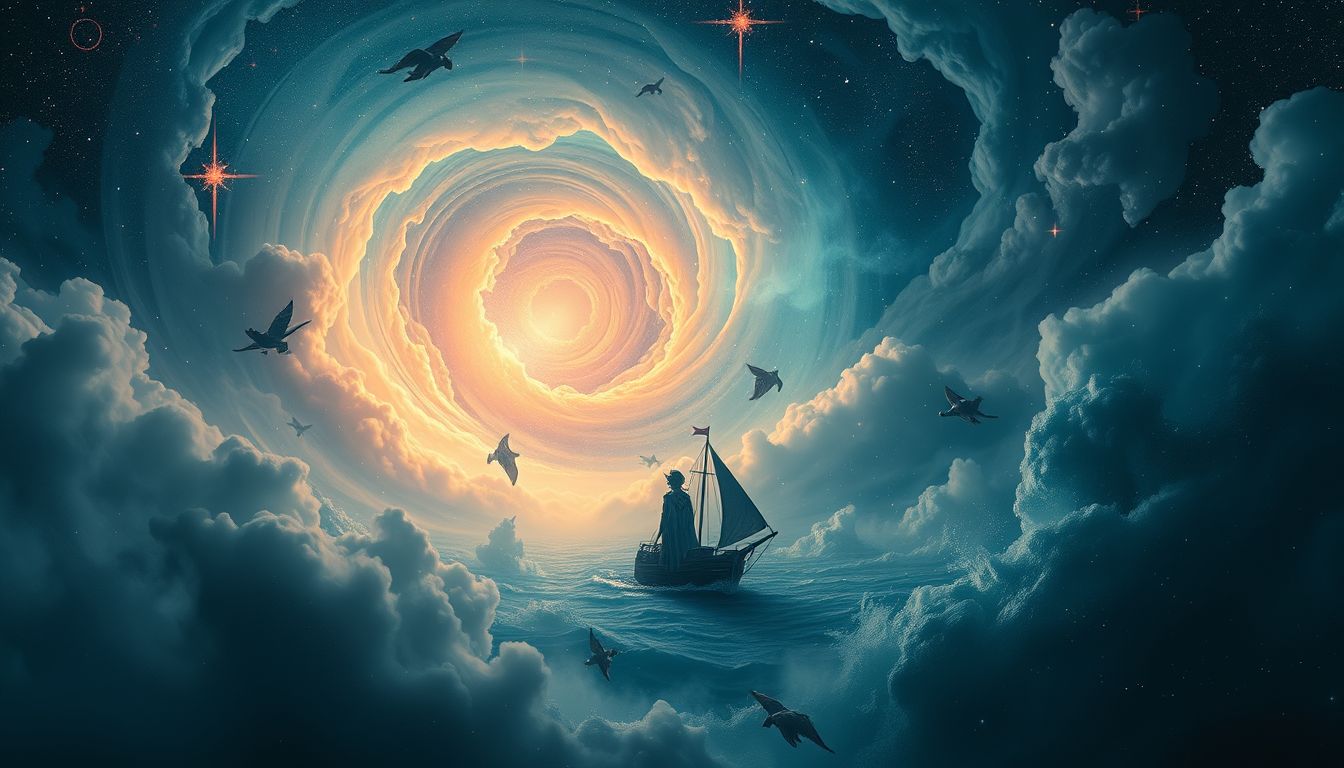 Ein Traum von Seenot symbolisiert oft innere Krisen und Ängste.