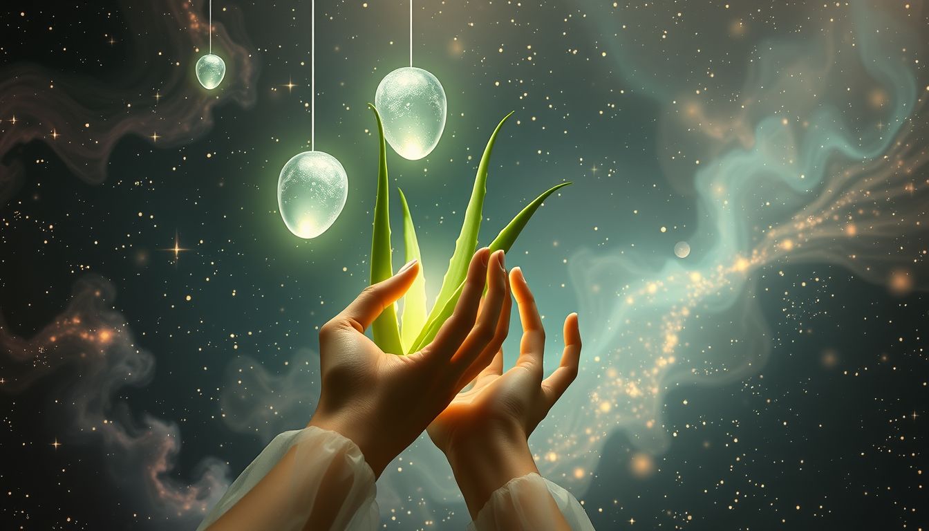 Träumen von Aloe Vera symbolisiert Heilung und persönliche Erneuerung.