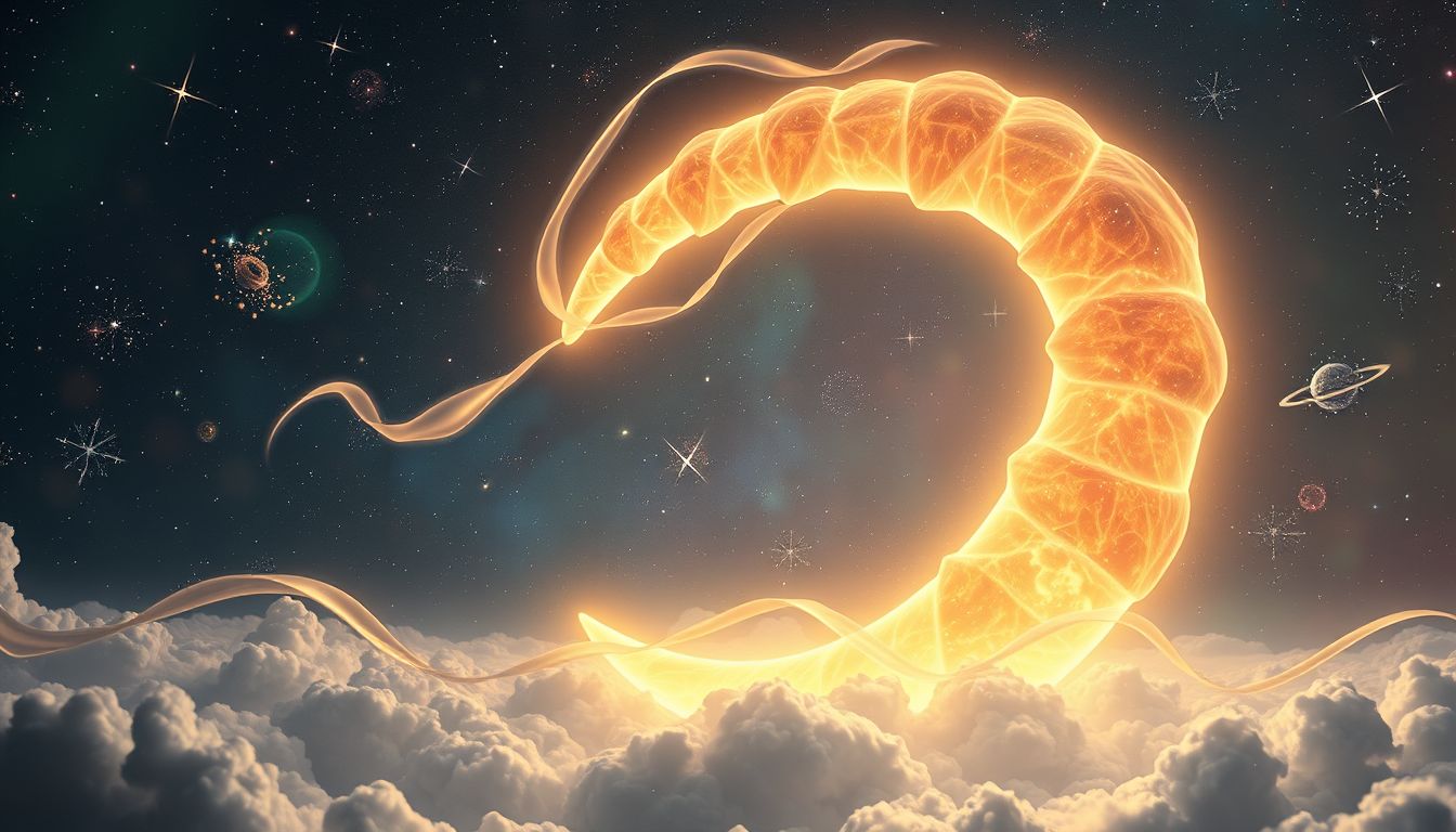 Ein riesiges Croissant symbolisiert oft übertriebene Erwartungen und Ehrgeiz.