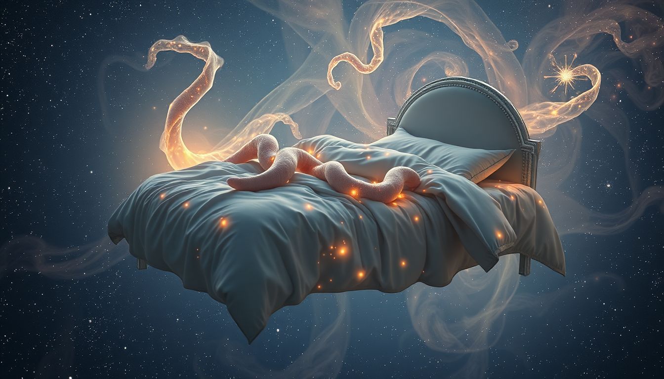 Regenwürmer im Bett symbolisieren oft innere Unruhe oder Veränderungen.