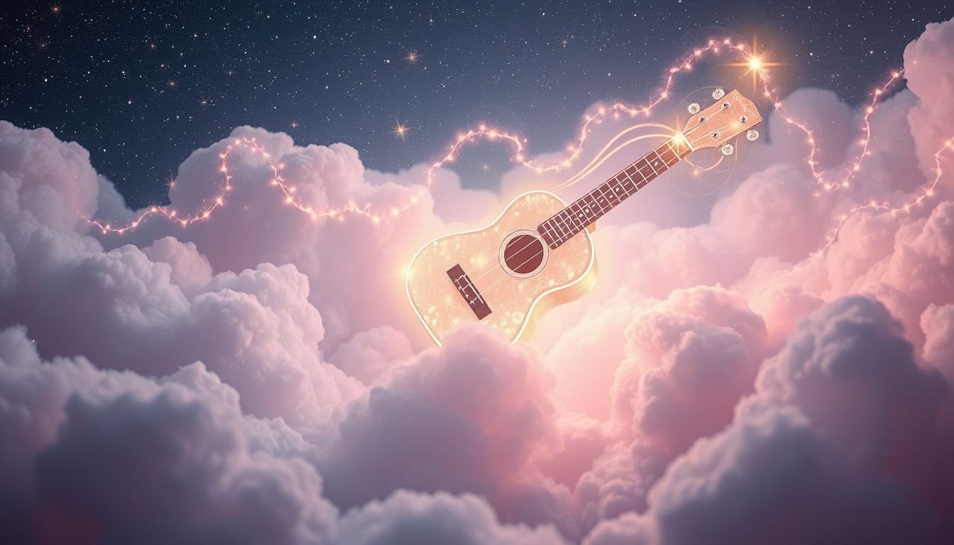 Träumen von Ukulele symbolisiert Freude und kreative Ausdruckskraft.